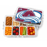 SOAR NHL Snackle Box- 8 Compartments- Colorado Avalanche