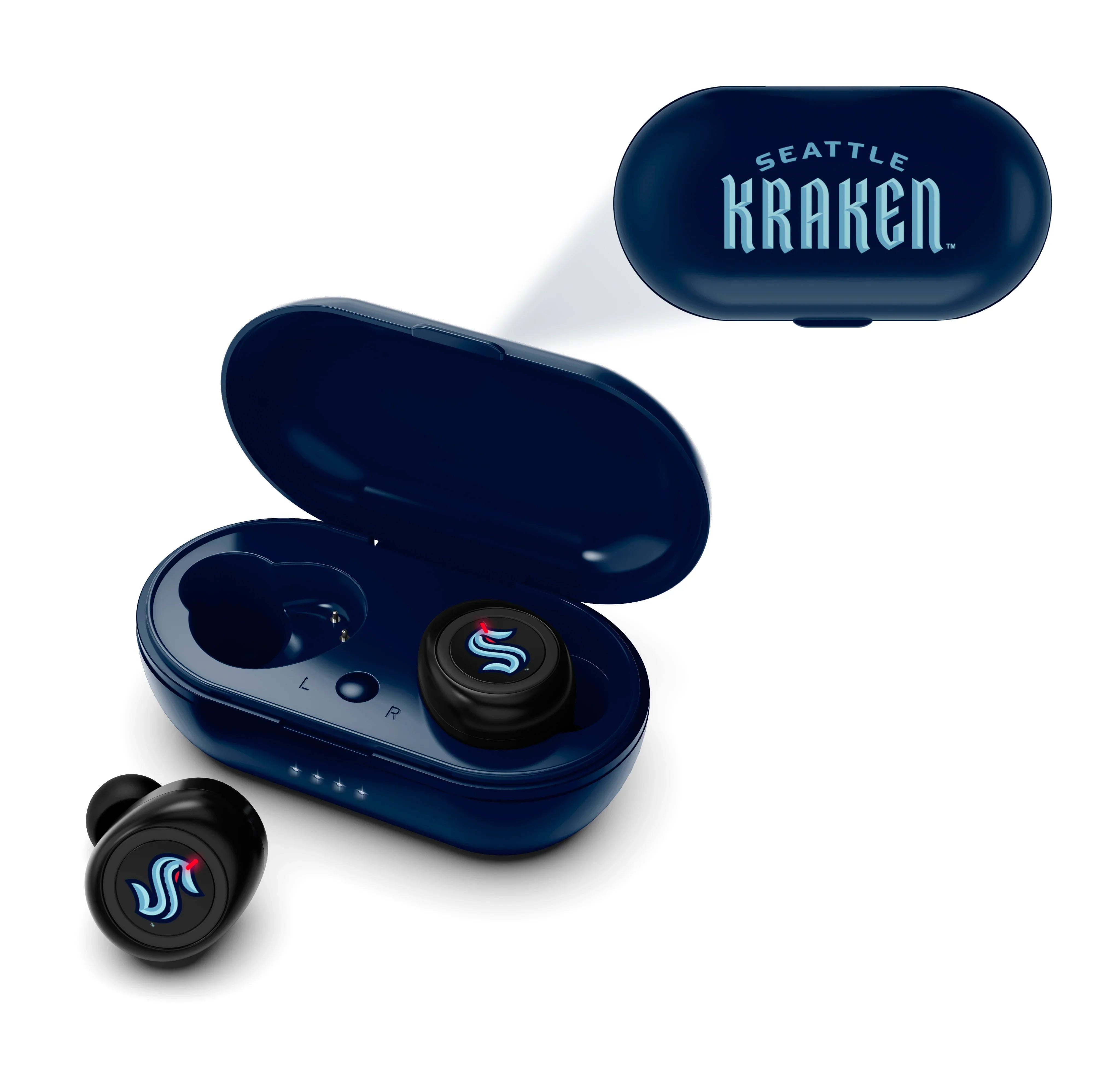 Seattle Kraken NHL True Wireless Earbuds