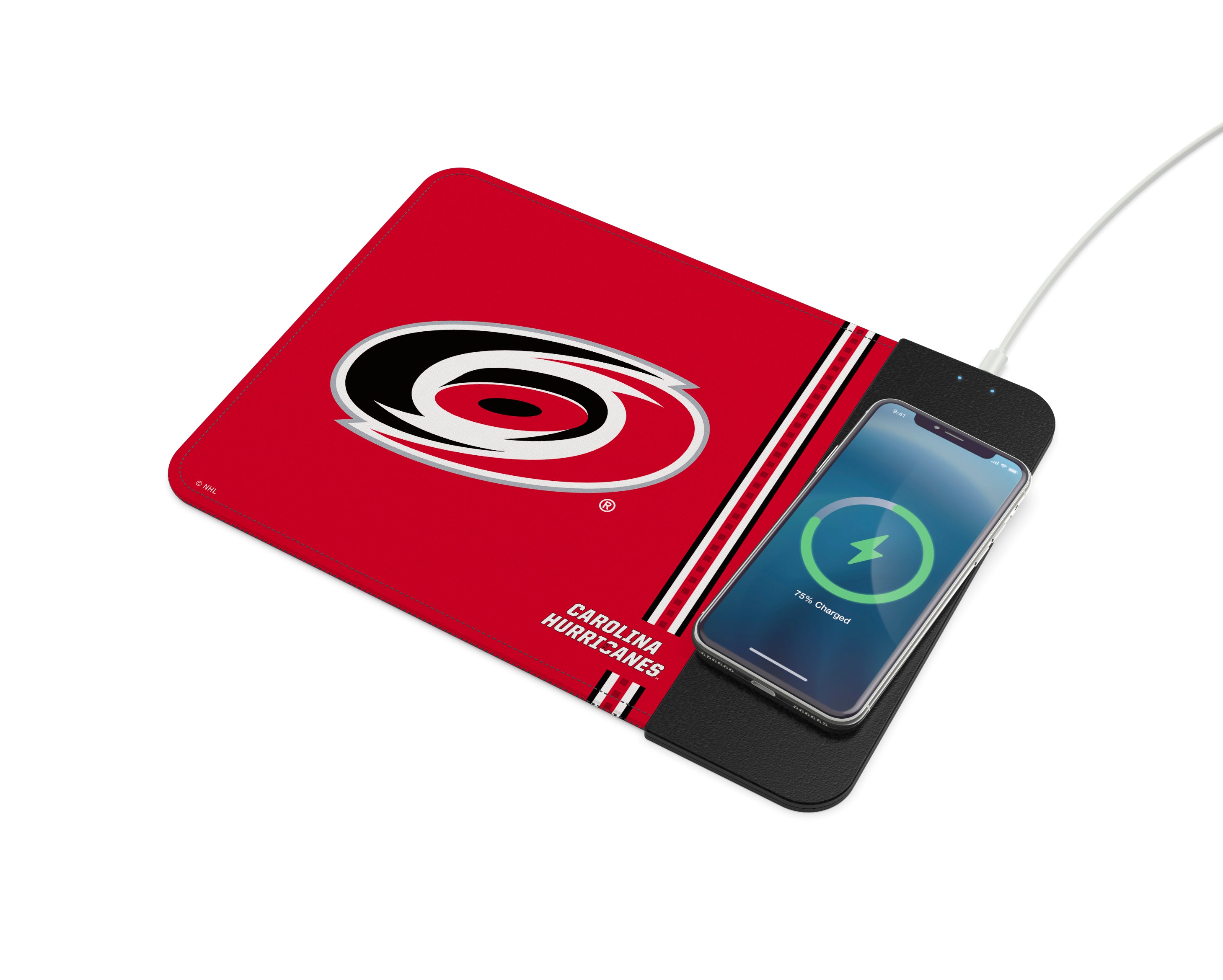 Carolina Hurricanes NHL Wireless Charging Mousepad