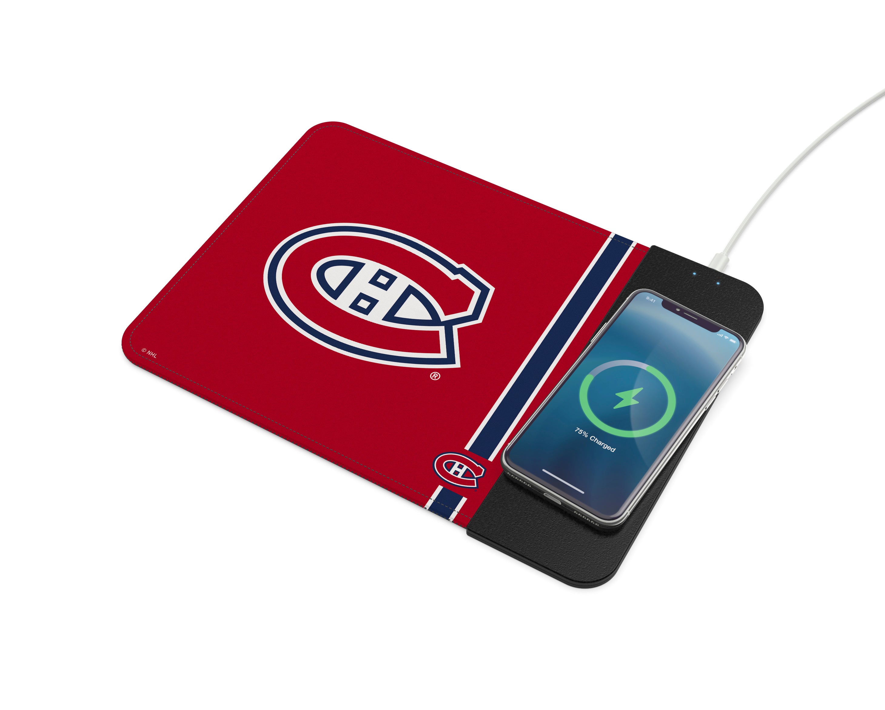 NHL Wireless Charging Mousepad