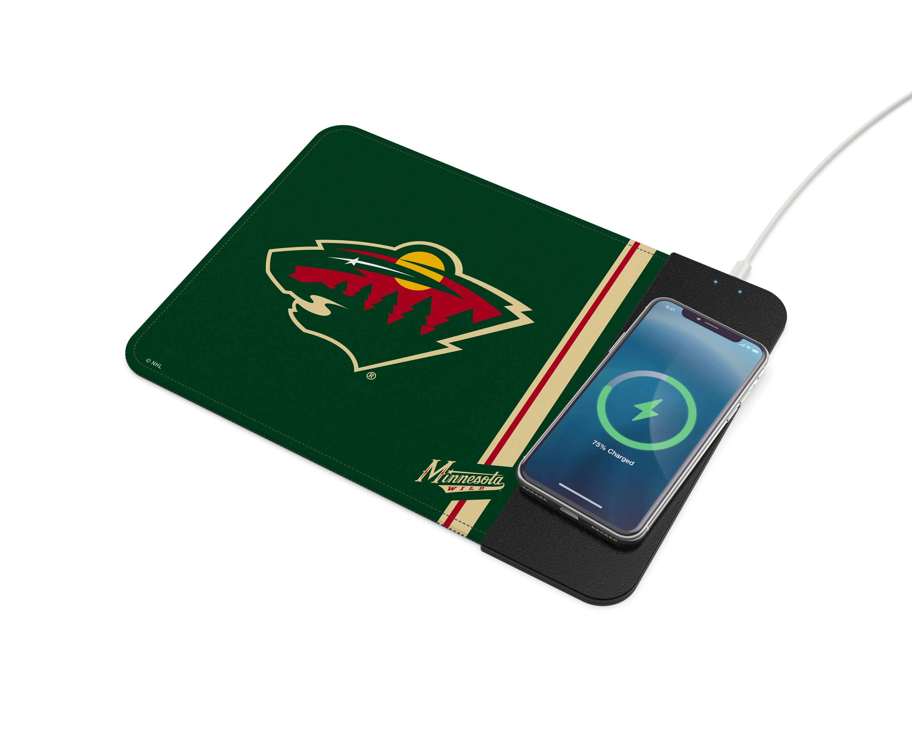 NHL Wireless Charging Mousepad