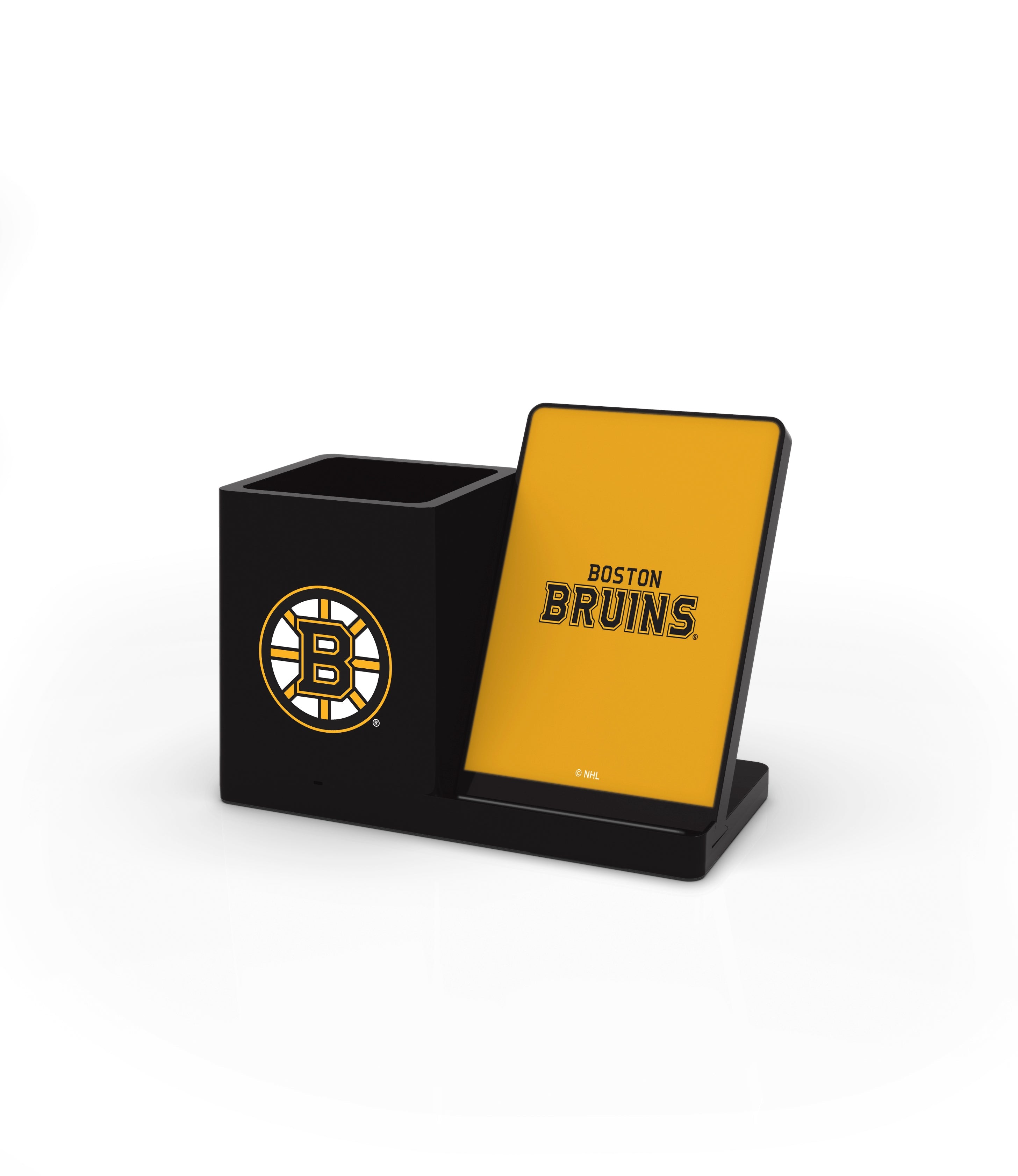 Boston Bruins NHL Wireless Charging Pen Cup