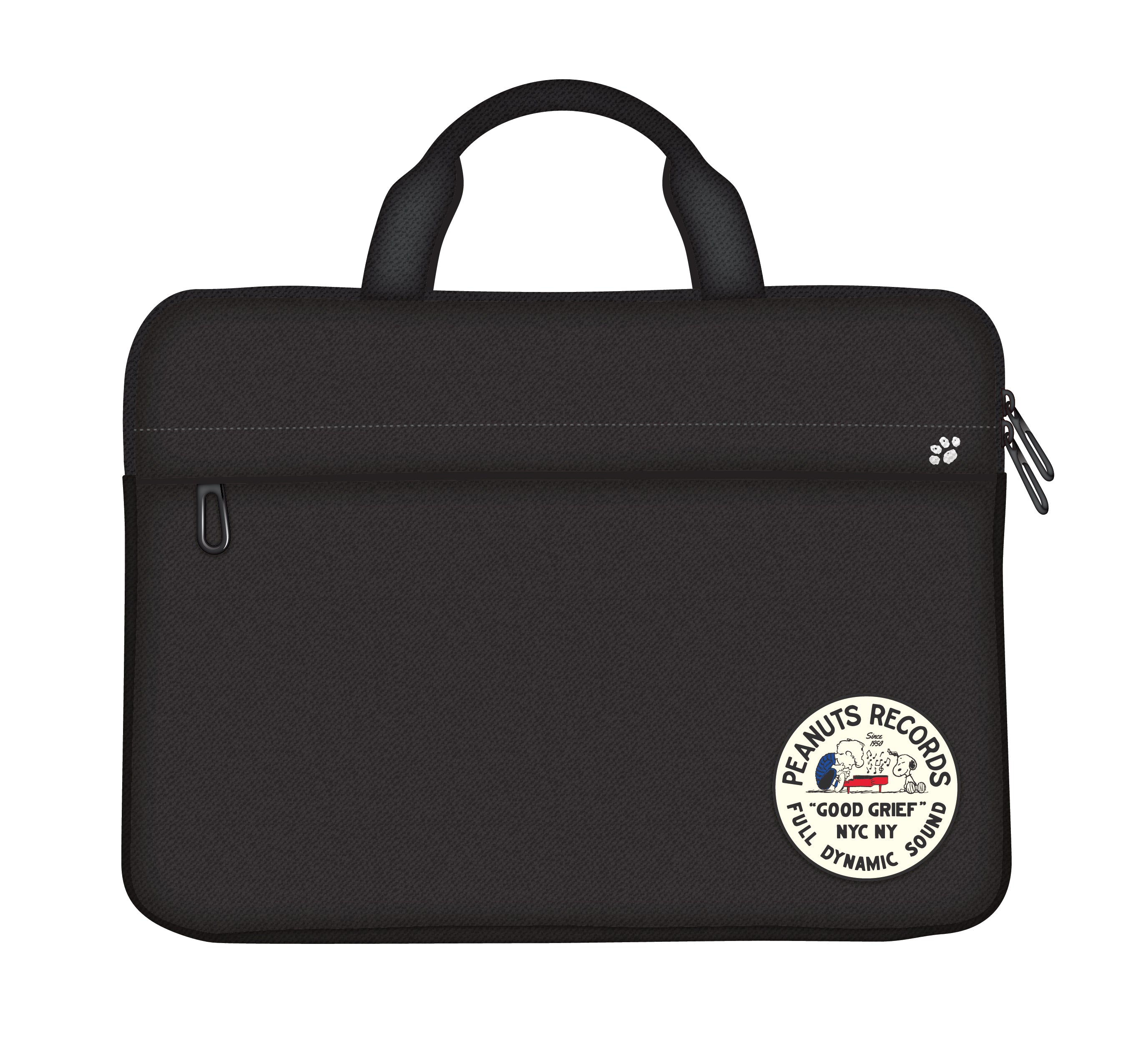 Peanuts Black Records Laptop Case