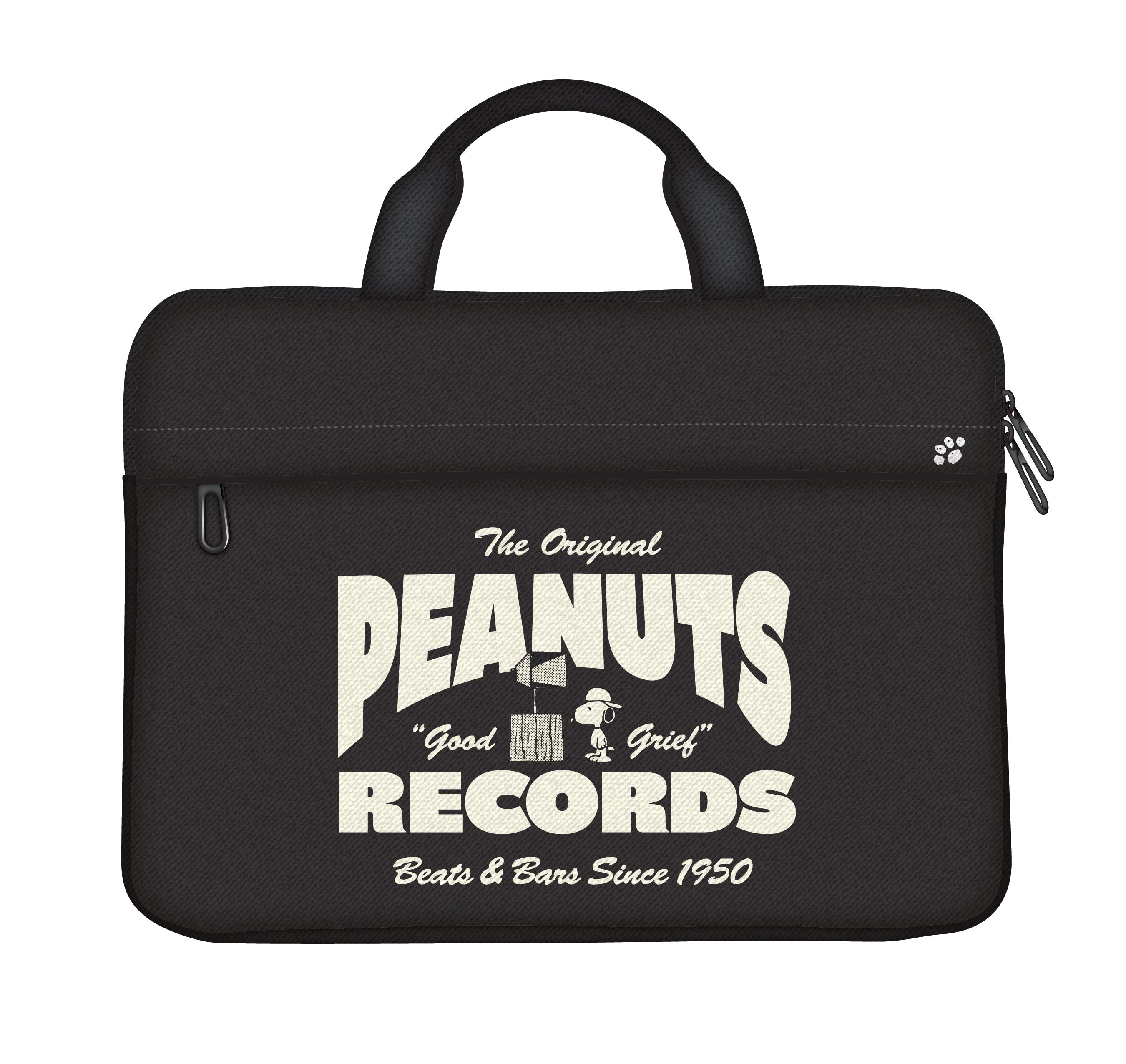 Peanuts Black Records Laptop Case