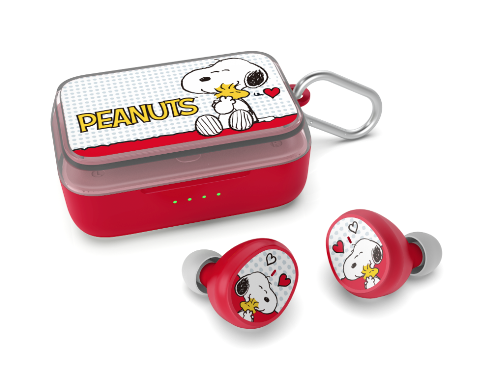 Peanuts Basic Snoopy and Woodstock True Wireless Bluetooth Earbuds