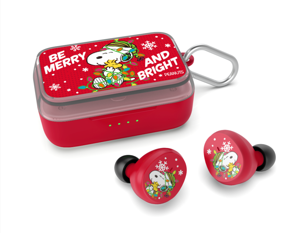 Peanuts Christmas Special Red Snoopy True Wireless Bluetooth Earbuds