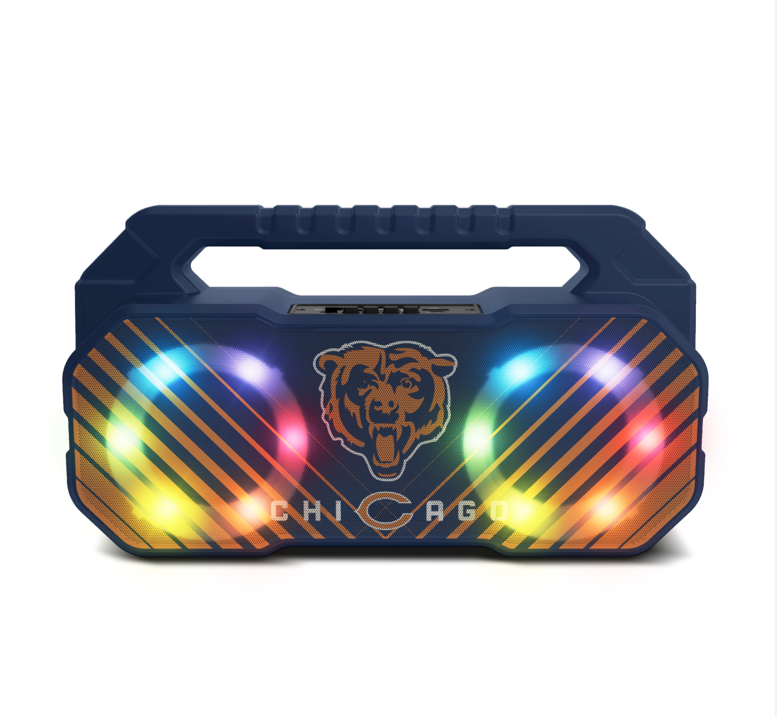 Chicago Bears NFL Shockbox Bluetooth BOOMBOX Speaker with FM Radio