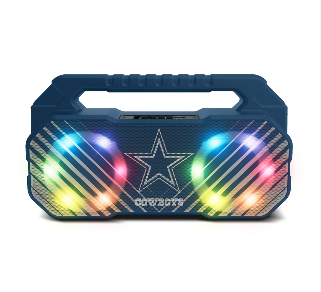 Dallas Cowboys Shockbox Bluetooth BOOMBOX Speaker with FM Radio