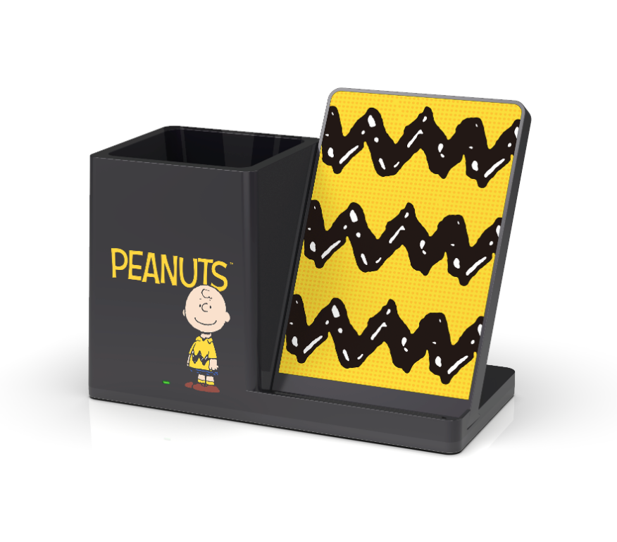 Peanuts Basic Charlie Brown Wireless Charging Pen Cup