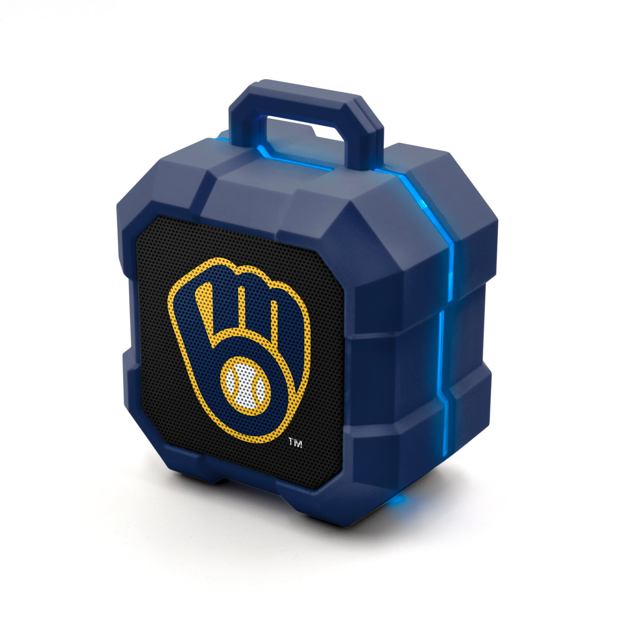 Milwaukee Brewers MLB ShockBox LED Bluetooth Speaker