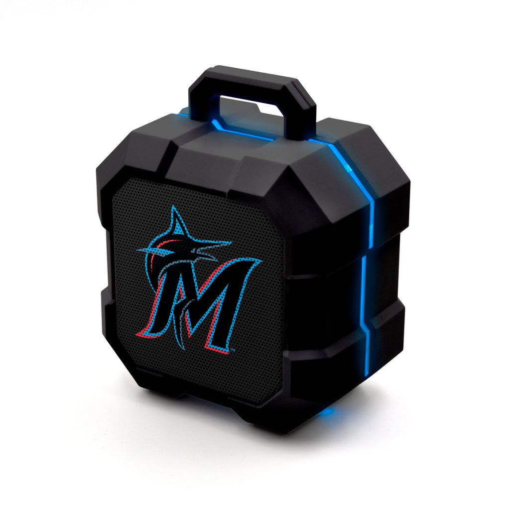 Miami Marlins MLB ShockBox LED Bluetooth Speaker