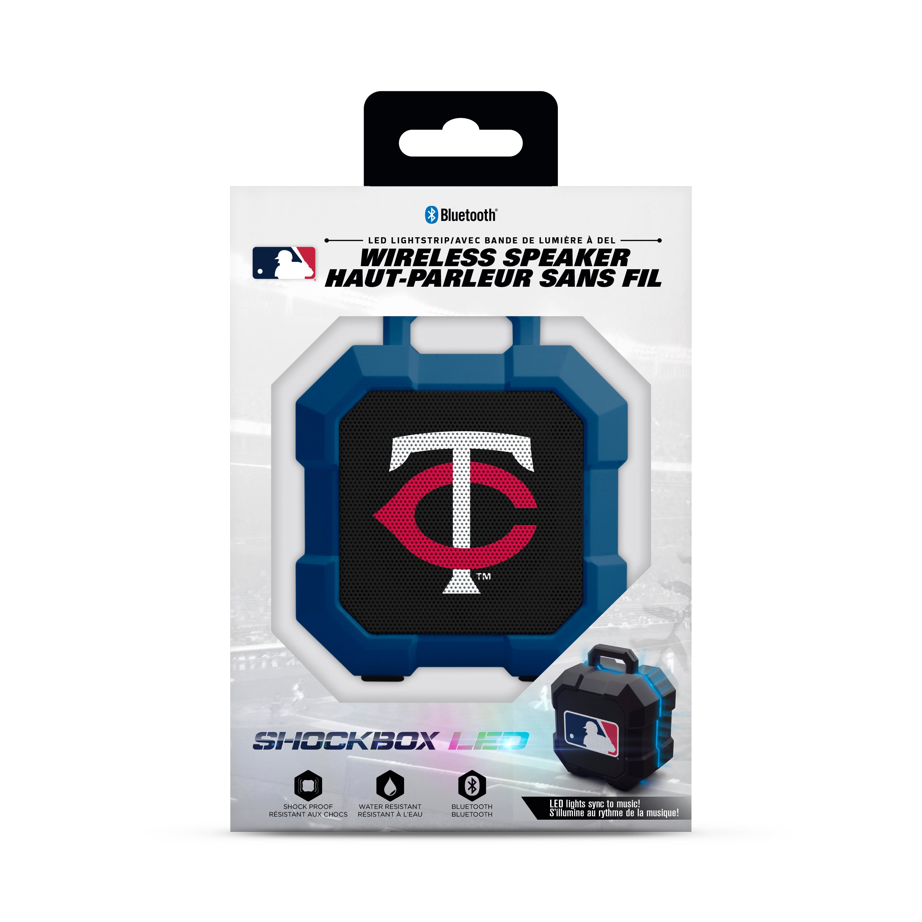 Minnesota Twins MLB ShockBox LED Bluetooth Speaker