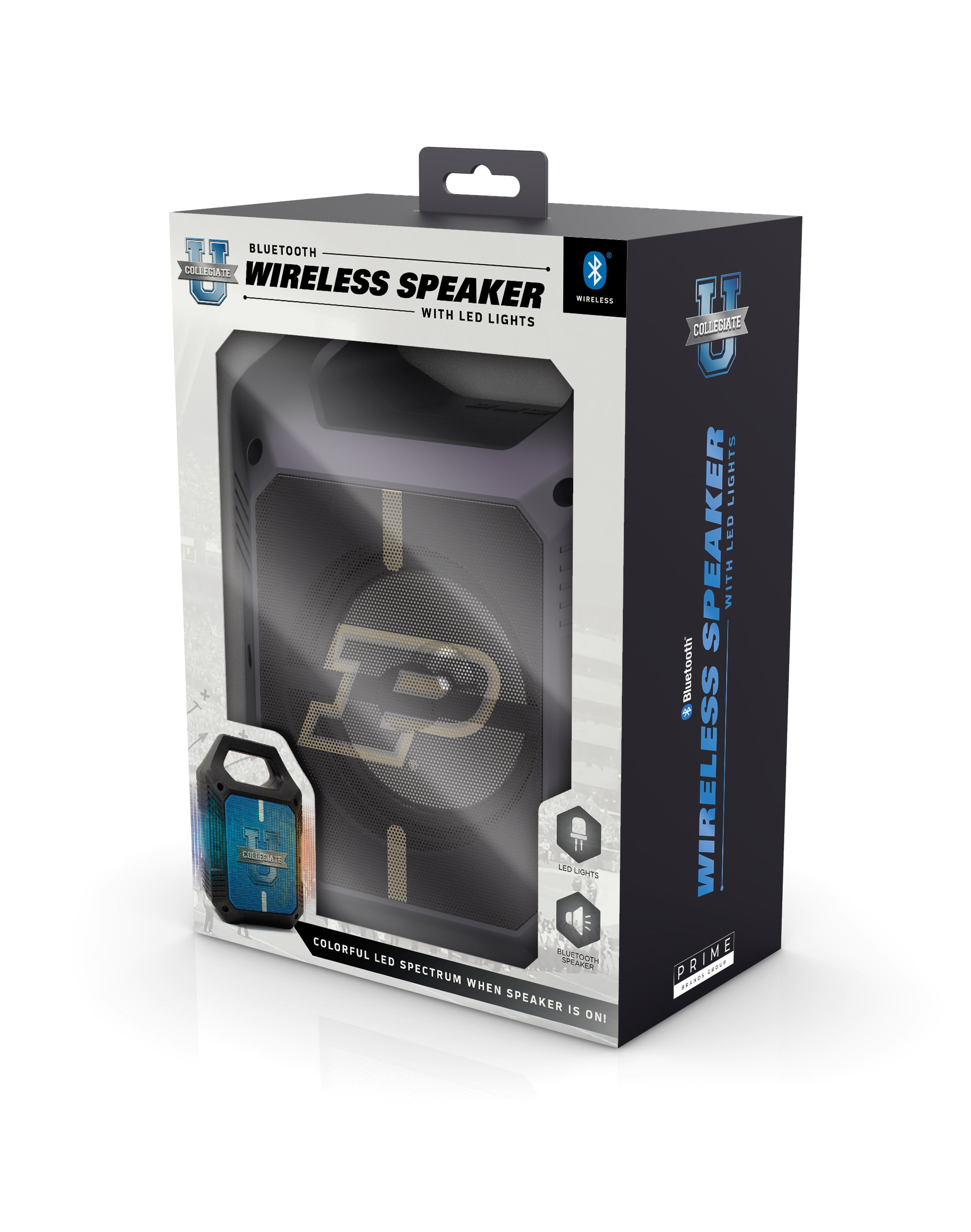 Purdue Boilermakers Shockbox XL LED Wireless Bluetooth Speaker