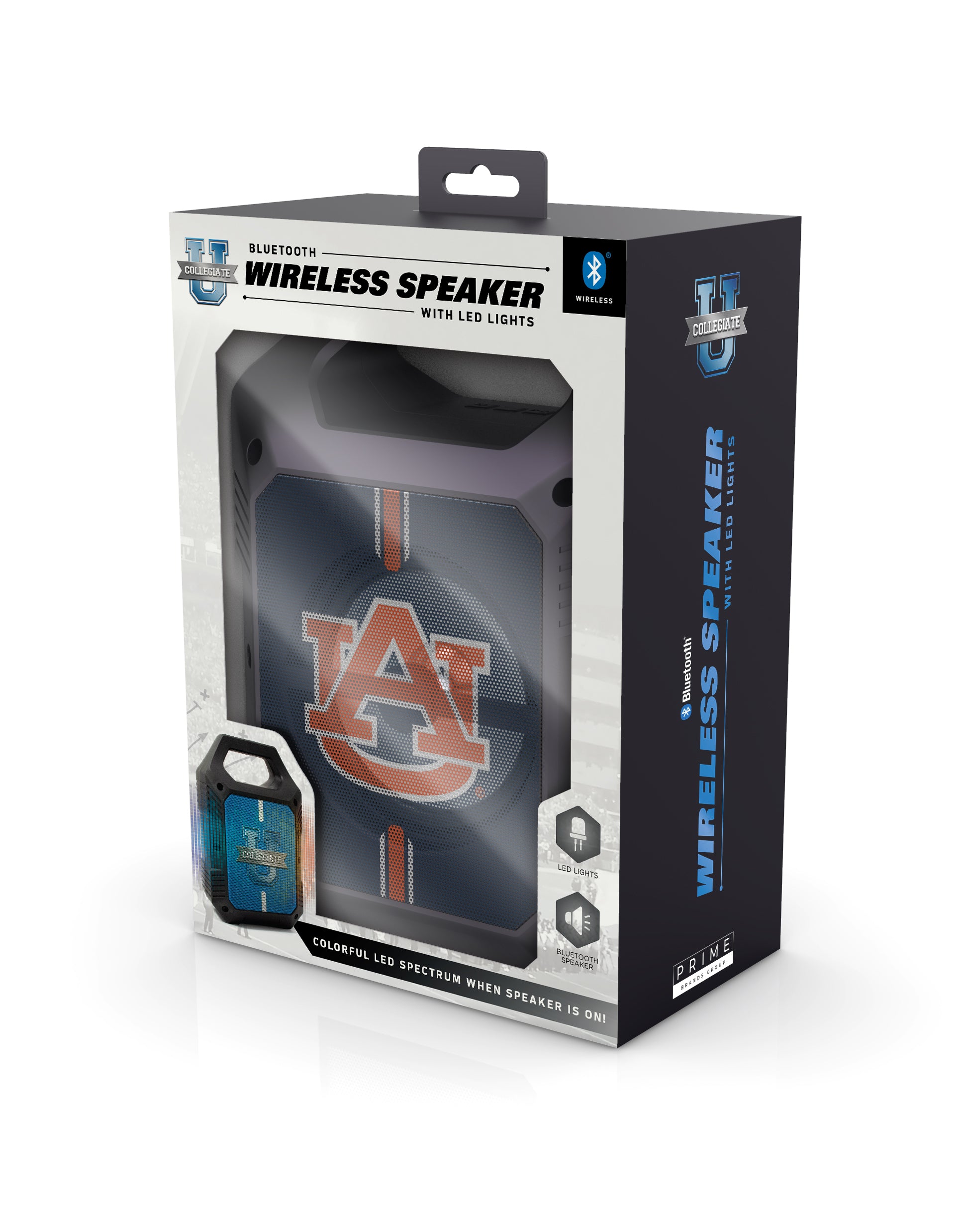 Auburn Tigers Shockbox XL LED Wireless Bluetooth Speaker