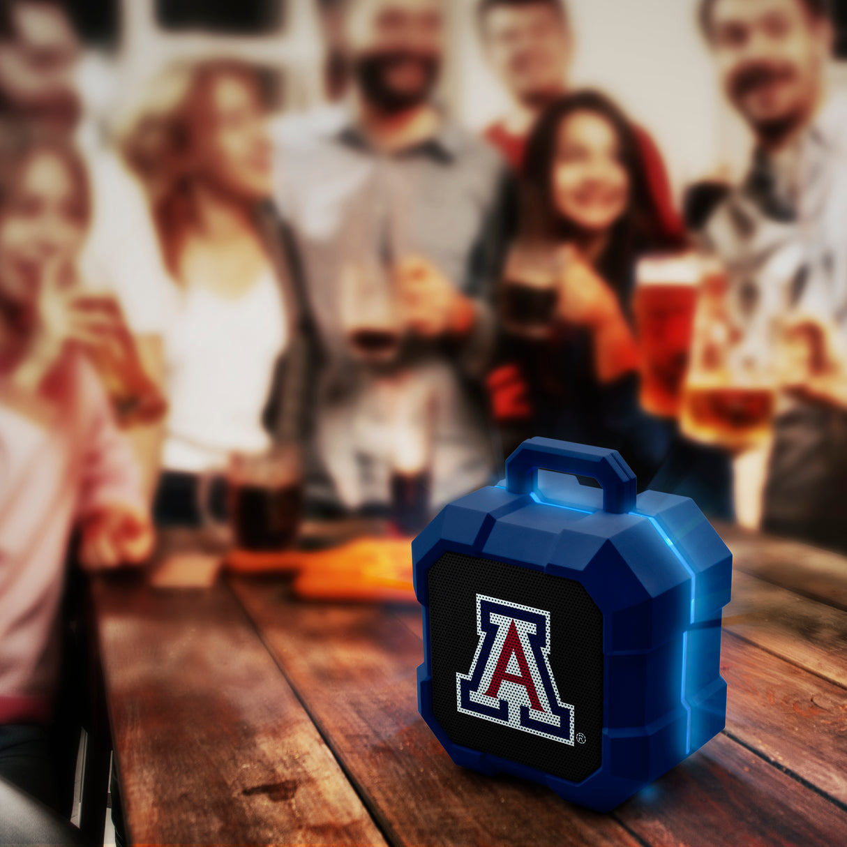 Arizona Wildcats Collegiate ShockBox LED Bluetooth Speaker