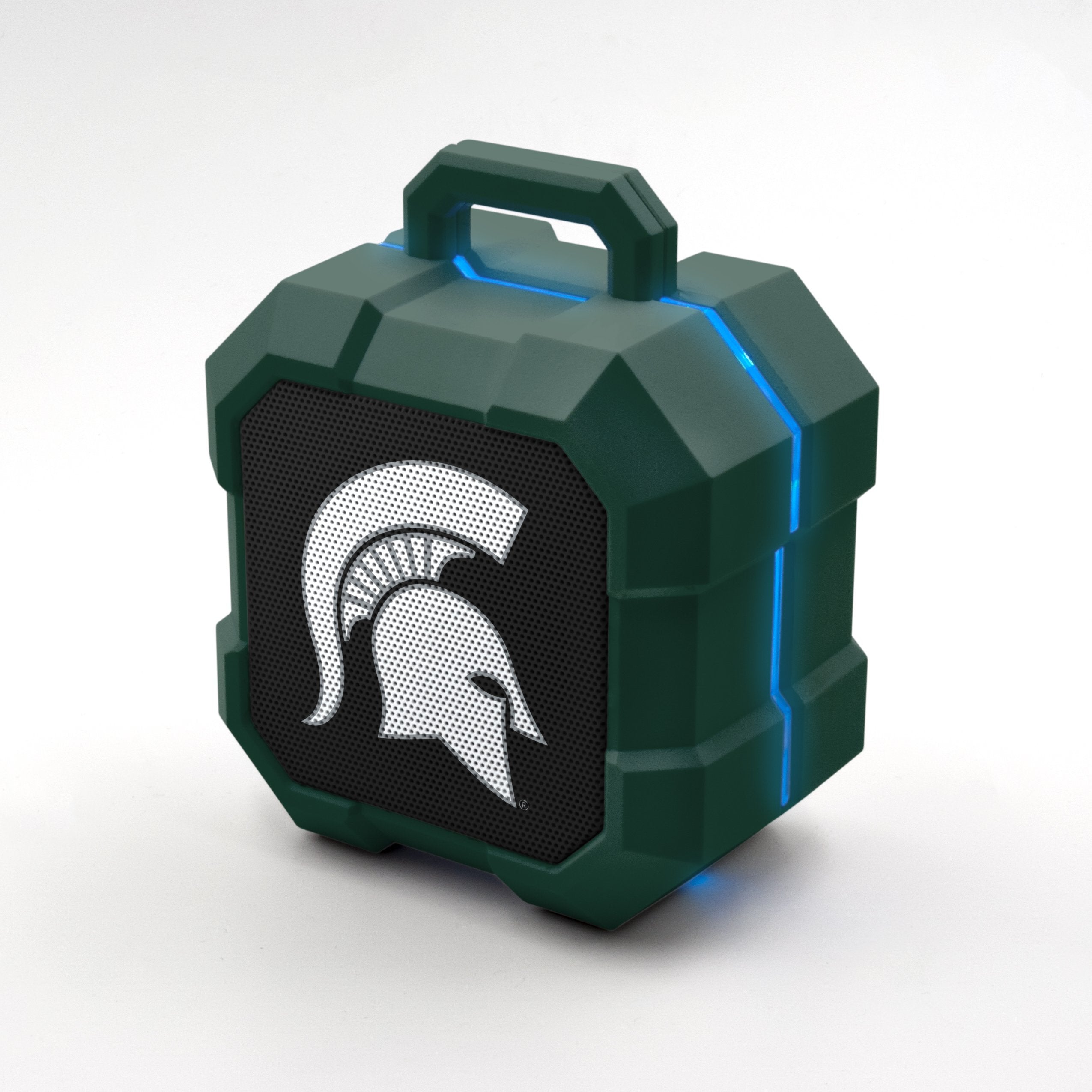 Michigan State Spartans ShockBox LED Speaker - Prime Brands Group