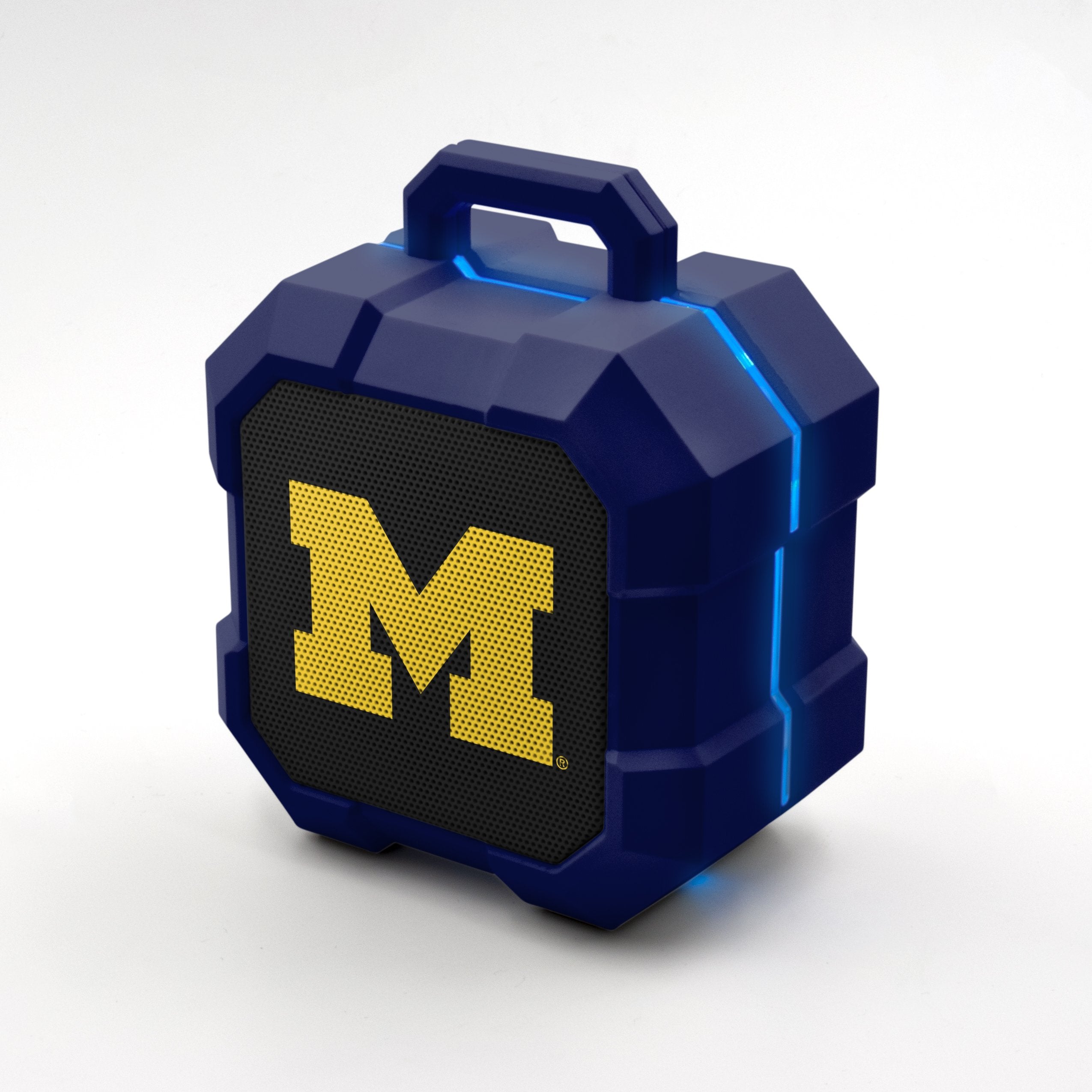 Michigan Wolverines ShockBox LED Speaker - Prime Brands Group