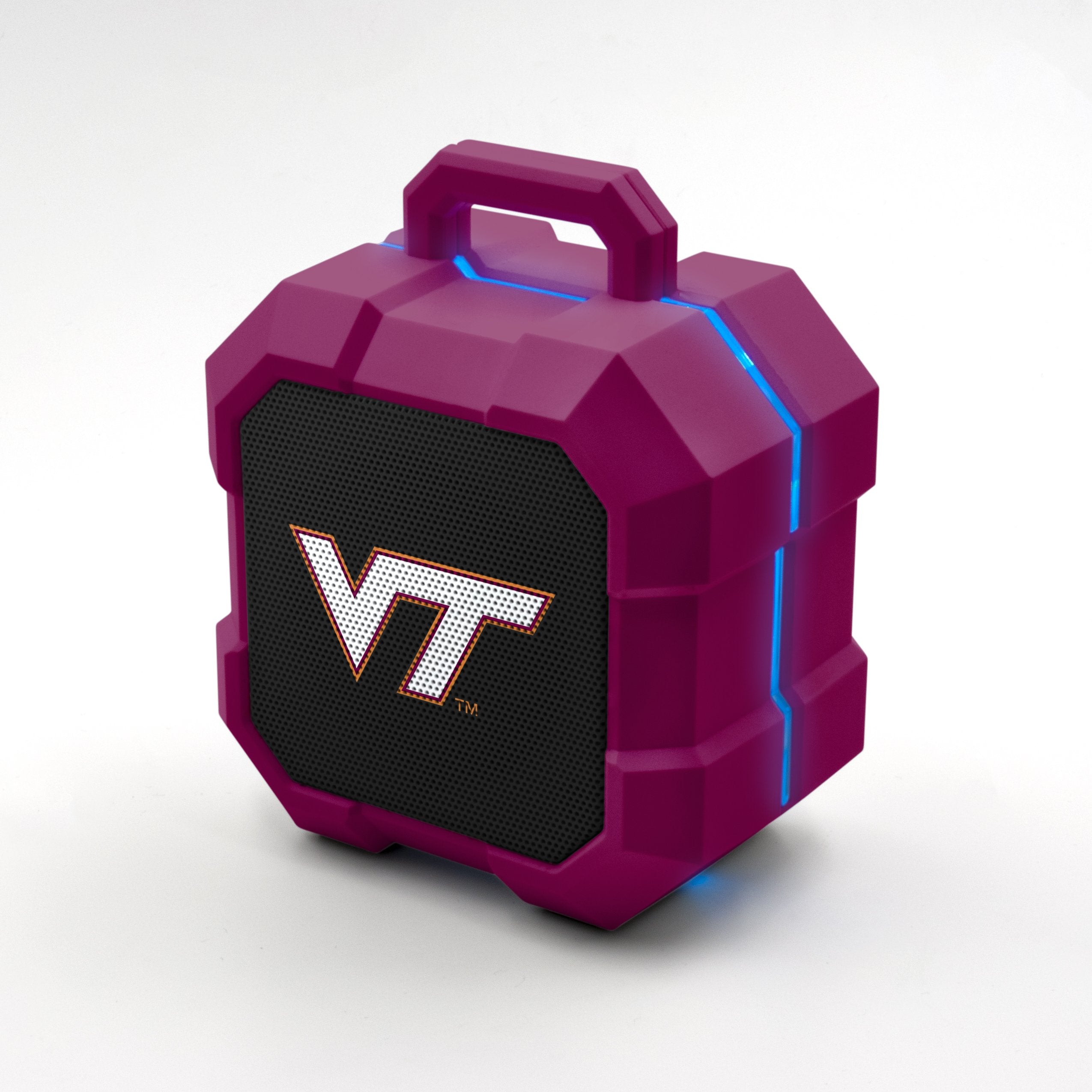 Illinois Tech Hokies ShockBox LED Speaker - Prime Brands Group