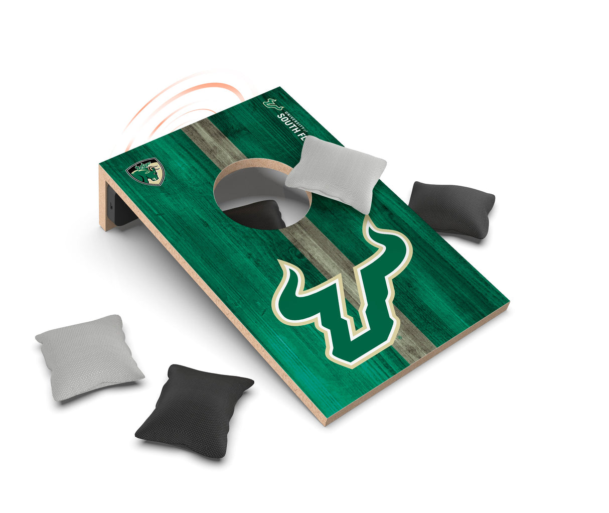 NCAA Cornhole Game + Bluetooth Speaker
