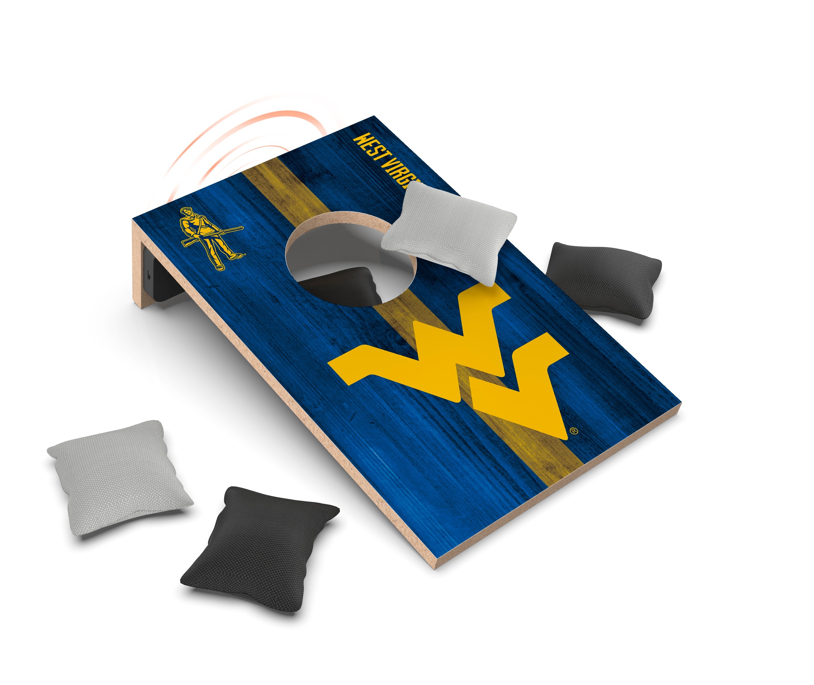 Collegiate Cornhole Game + Bluetooth Speaker