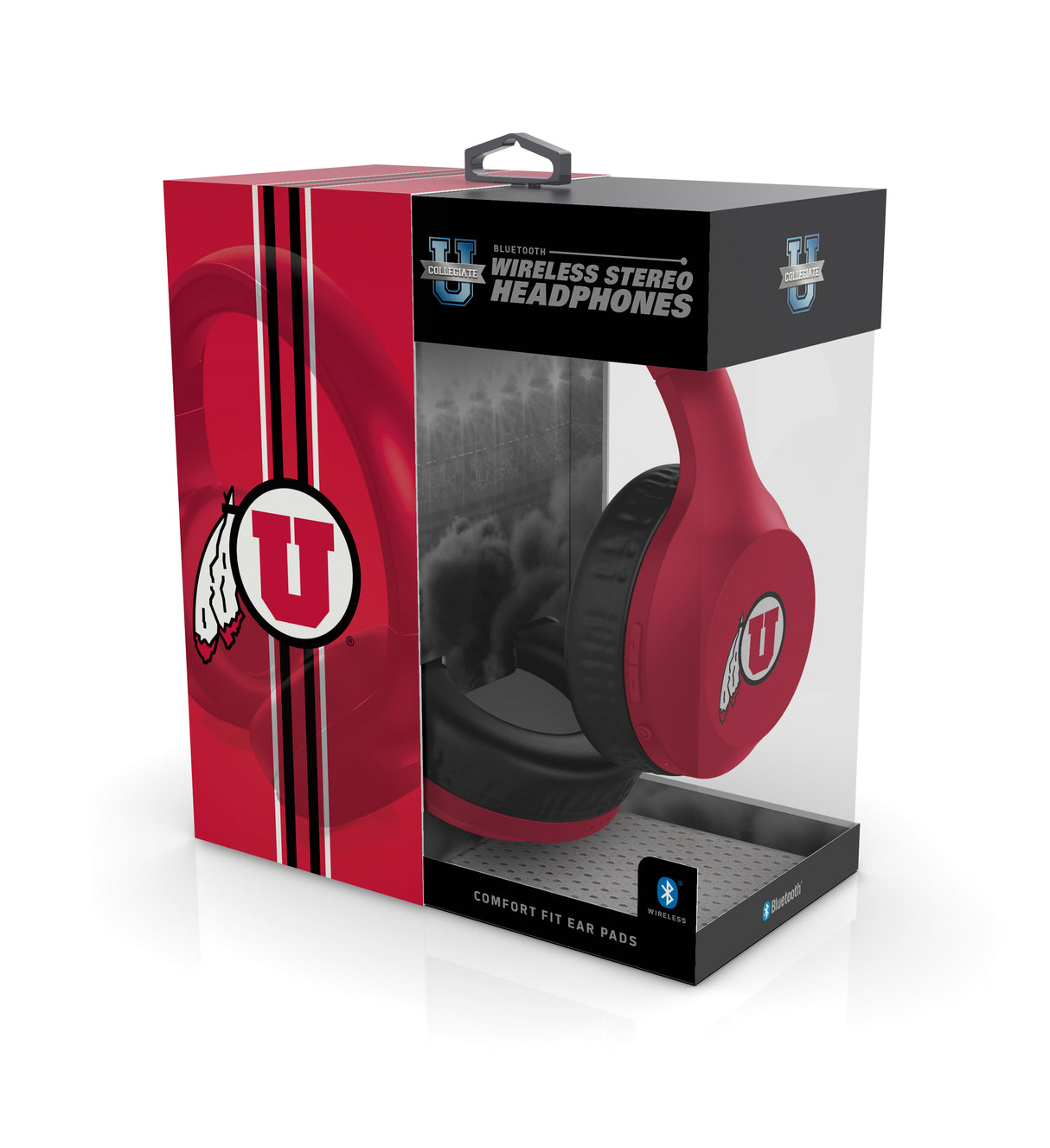 Utah Utes  NCAA Wireless Bluetooth DJ Headphones