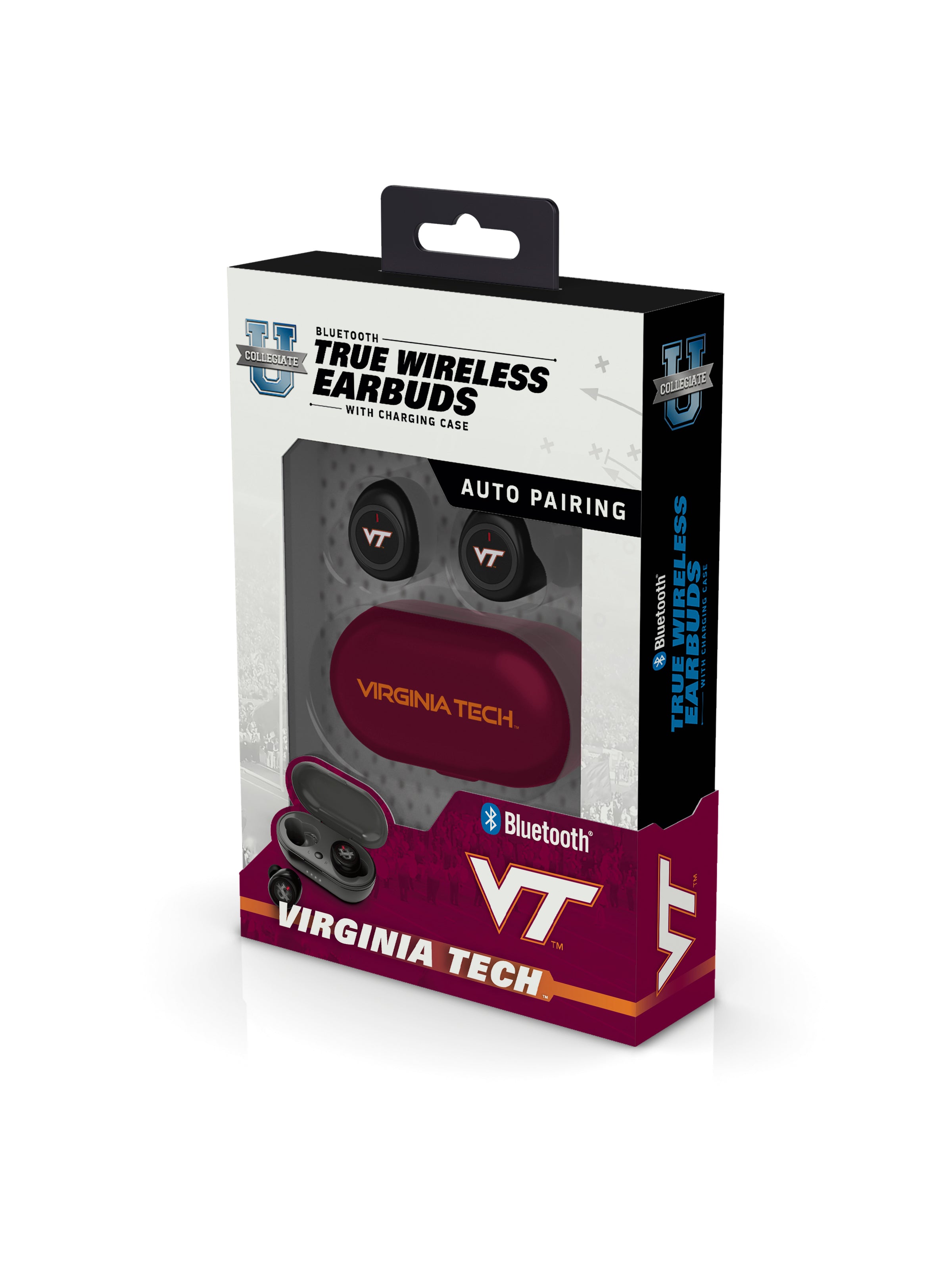 Virginia Tech Hokies True Wireless Earbuds