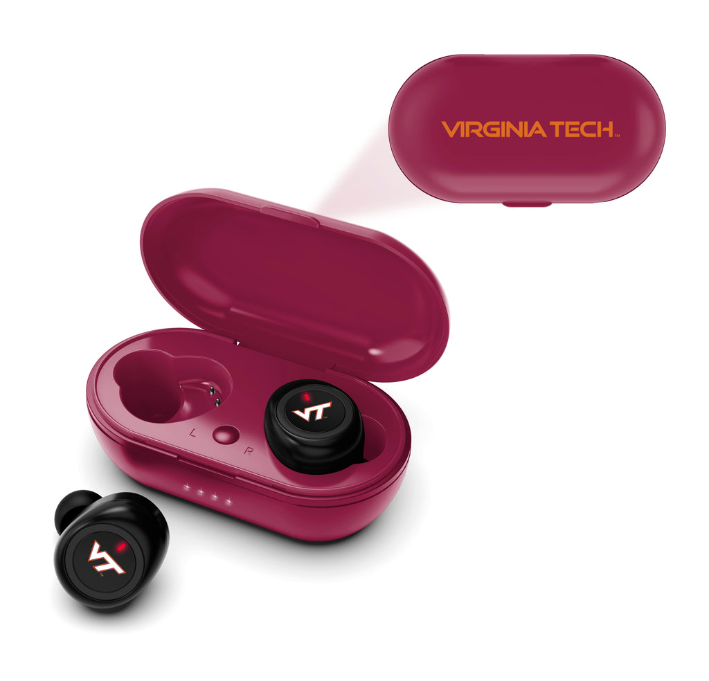 Virginia Tech Hokies True Wireless Earbuds