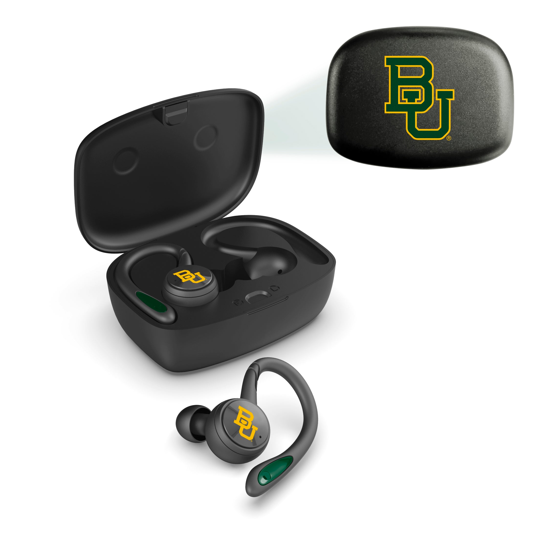 Ohio Bobcats Logo Wireless Bluetooth Gaming Headphones & Stand