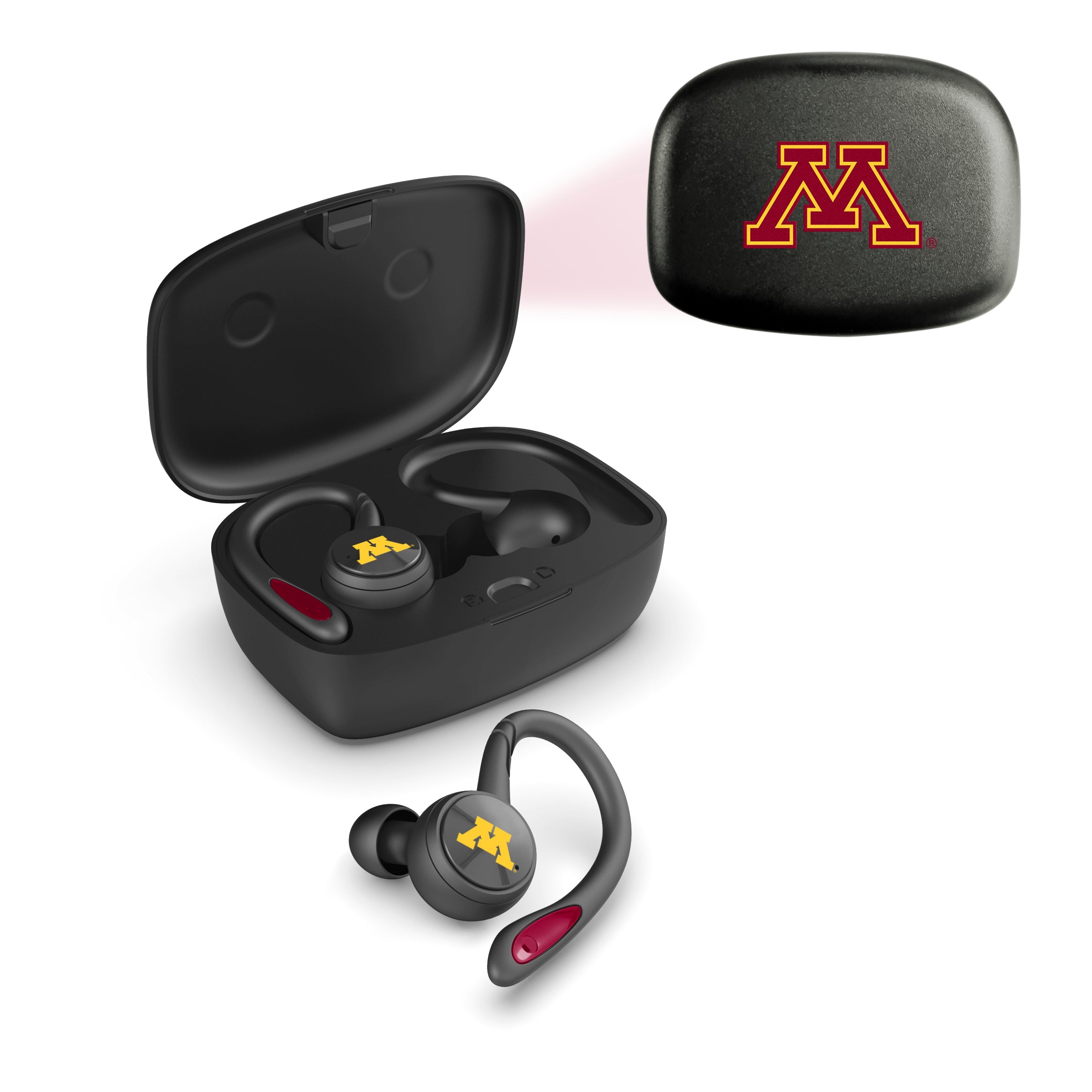 Ohio Bobcats Logo Wireless Bluetooth Gaming Headphones & Stand