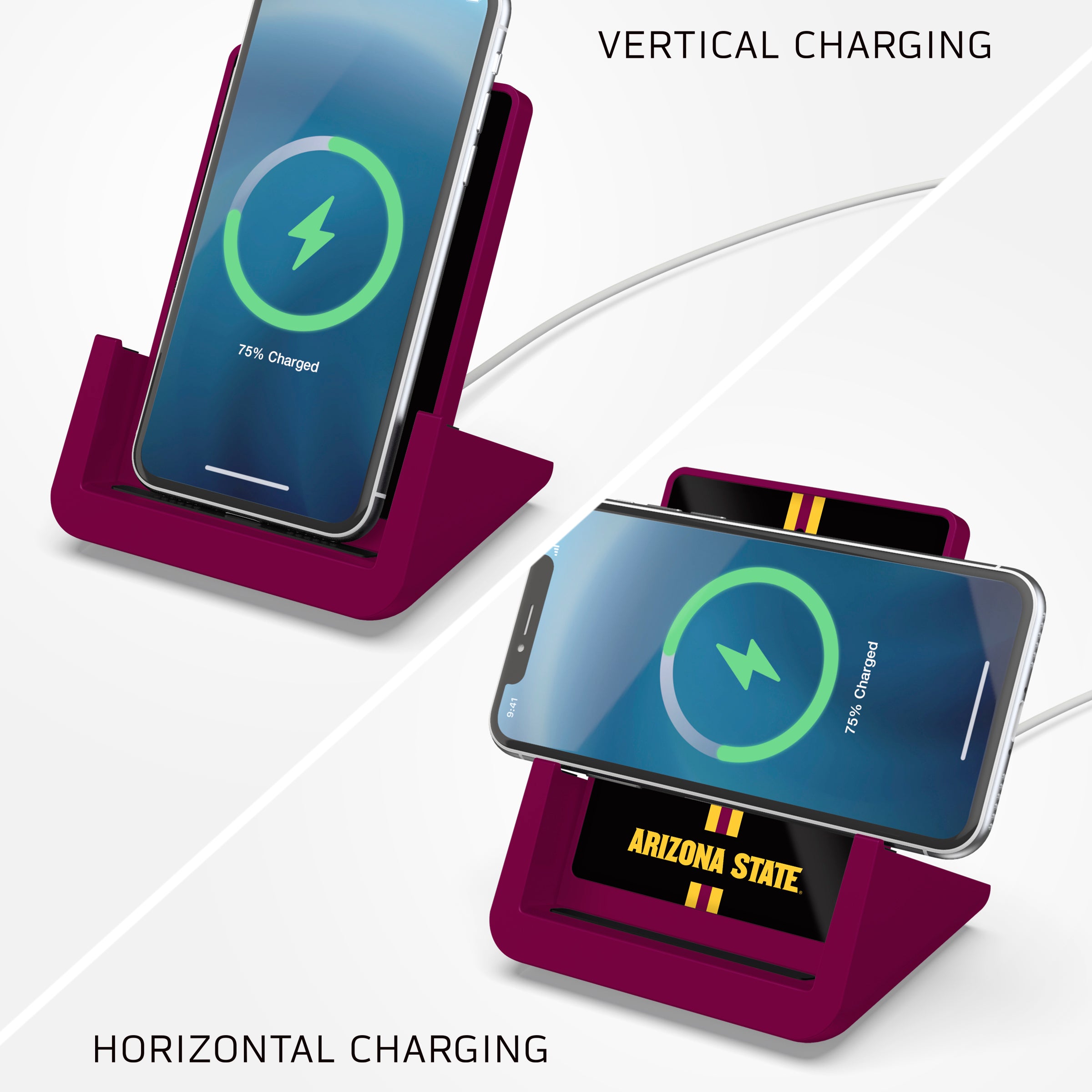 Arizona State Sun Devils Desktop Wireless Charger