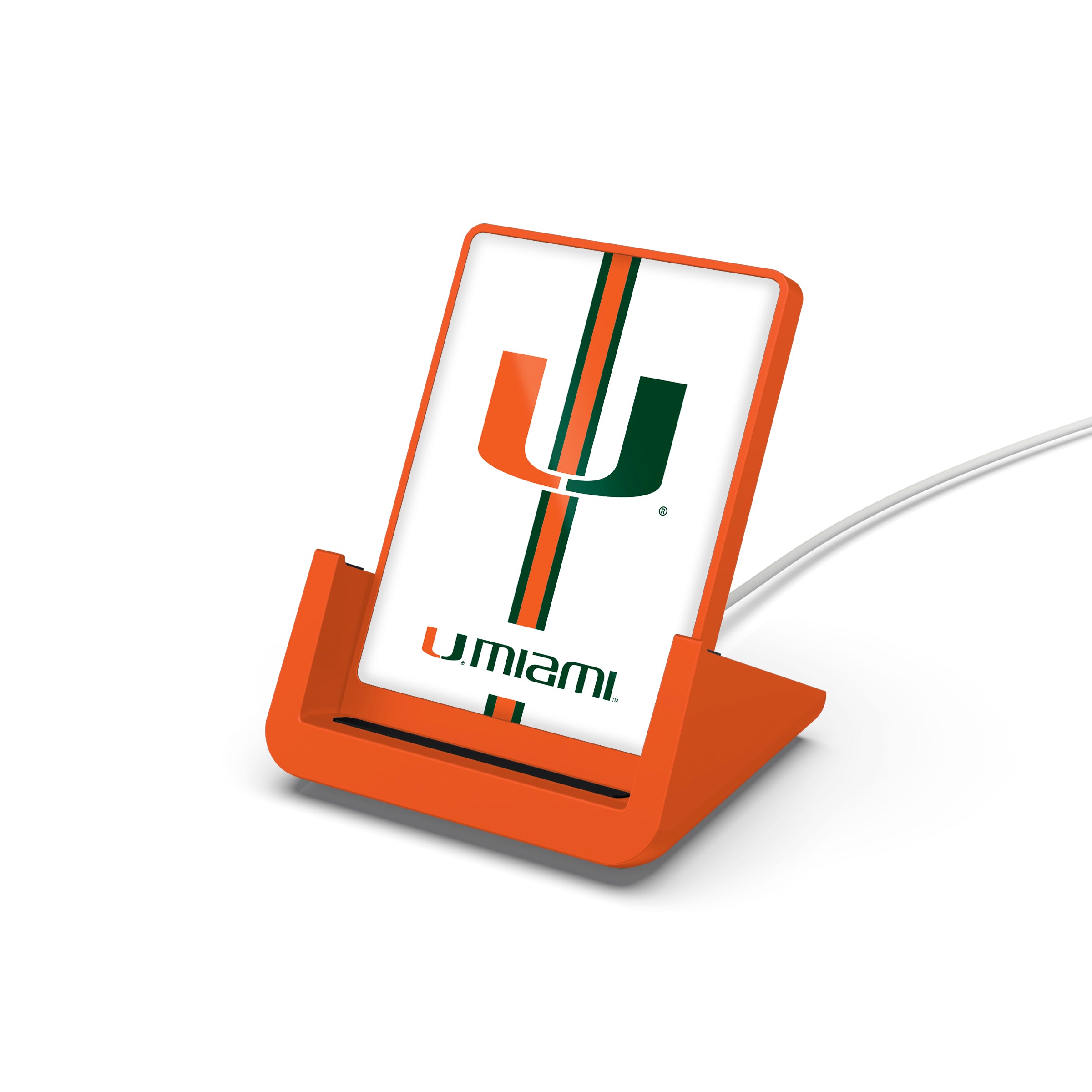 Miami Hurricanes Desktop Wireless Charger