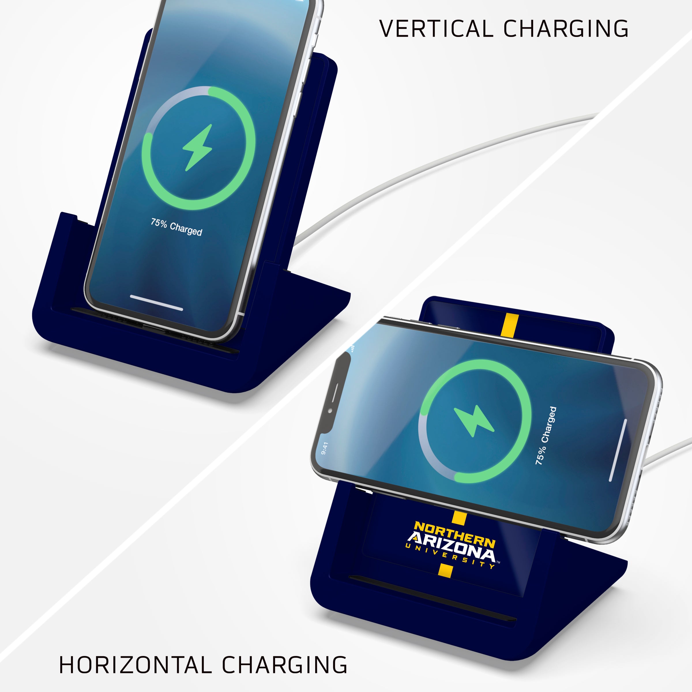 Northern Arizona Lumberjacks Desktop Wireless Charger