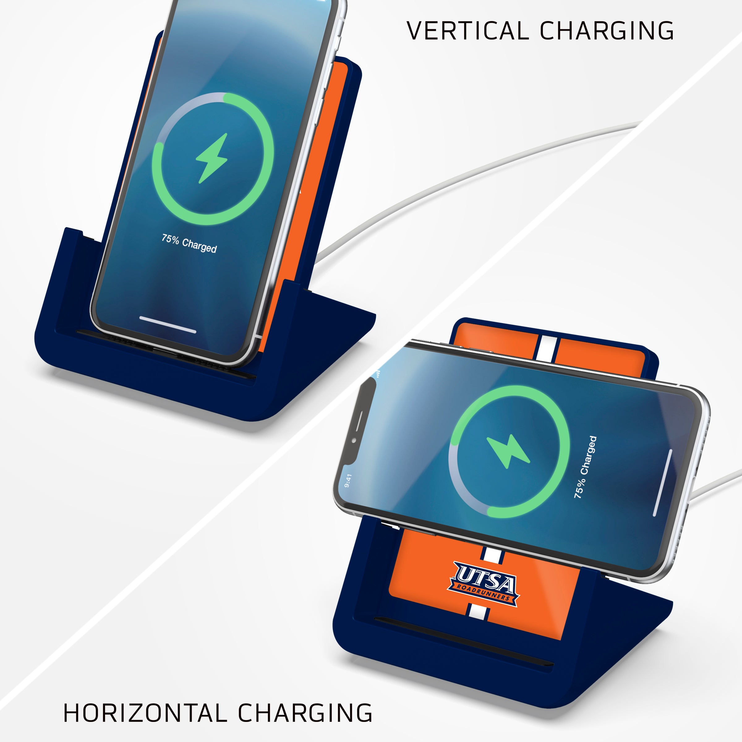 UTSA Roudrunners Desktop Wireless Charger