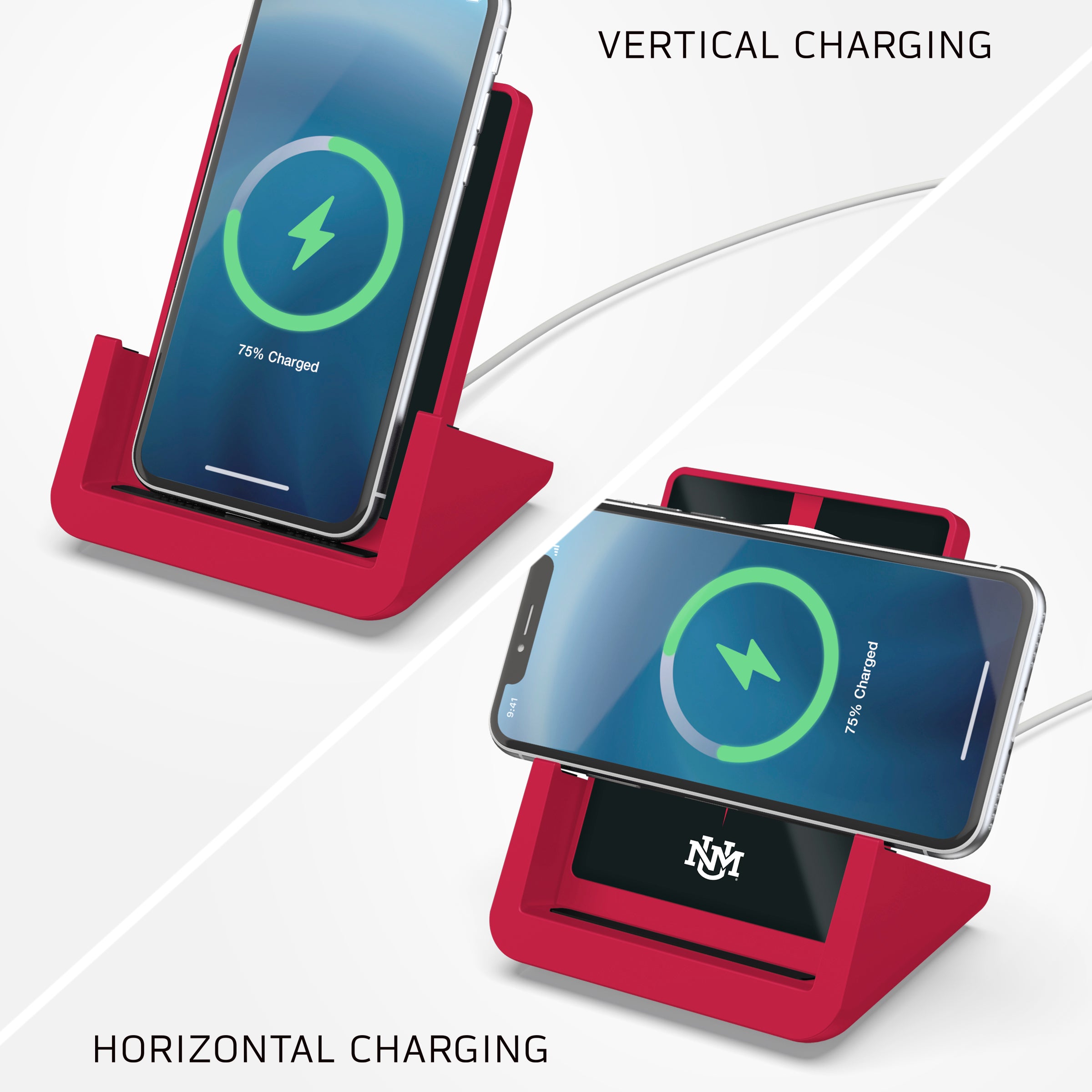 New Mexico Lobos Desktop Wireless Charger