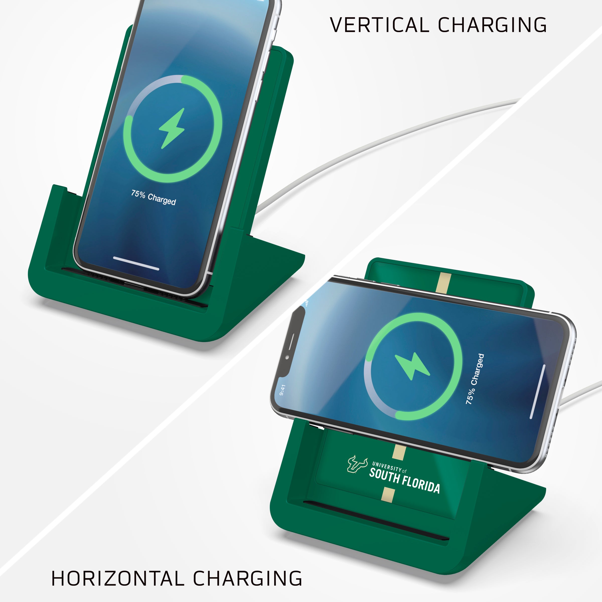 South Florida Bulls Desktop Wireless Charger