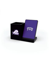 NCAA Cell Phone Wireless Charging Stand and Desktop Organizer