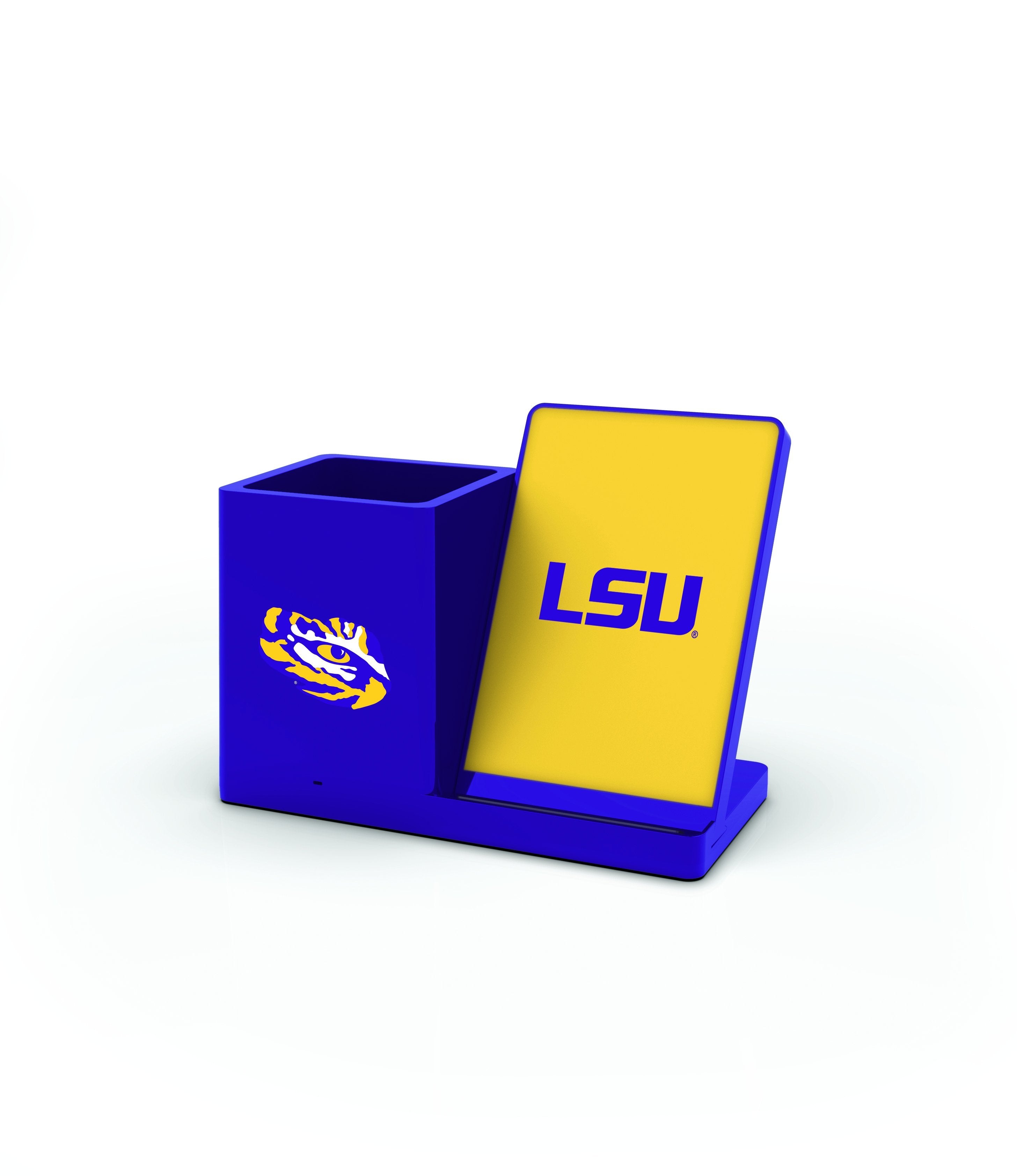 LSU Tigers Wireless Charging Pen Holder - Prime Brands Group