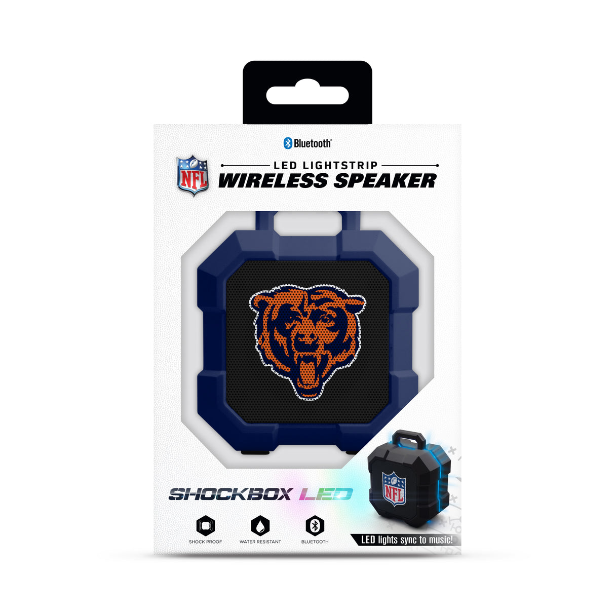 Chicago Bears  NFL Shockbox Bluetooth Speaker