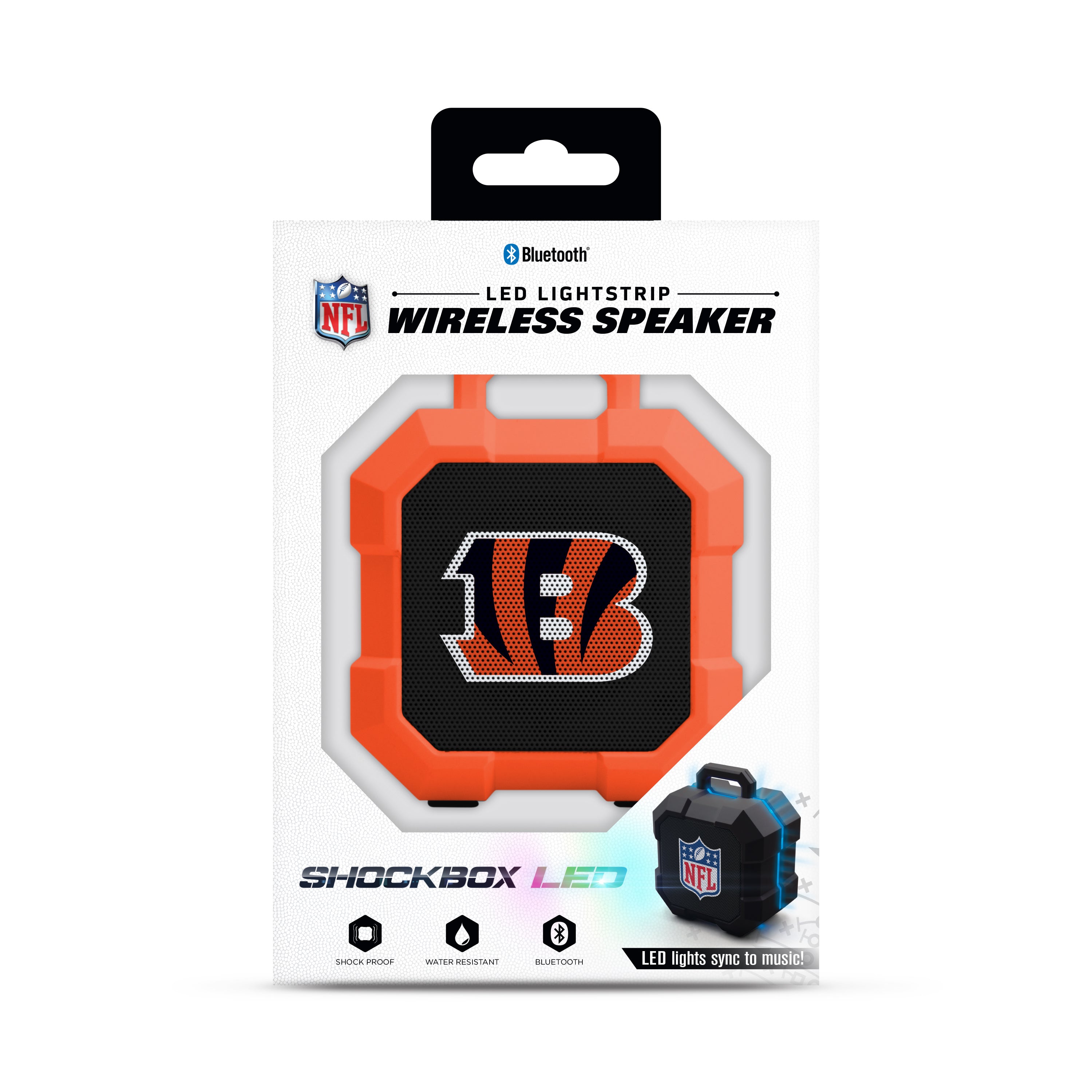 Cincinnati Bengals  NFL Shockbox Bluetooth Speaker