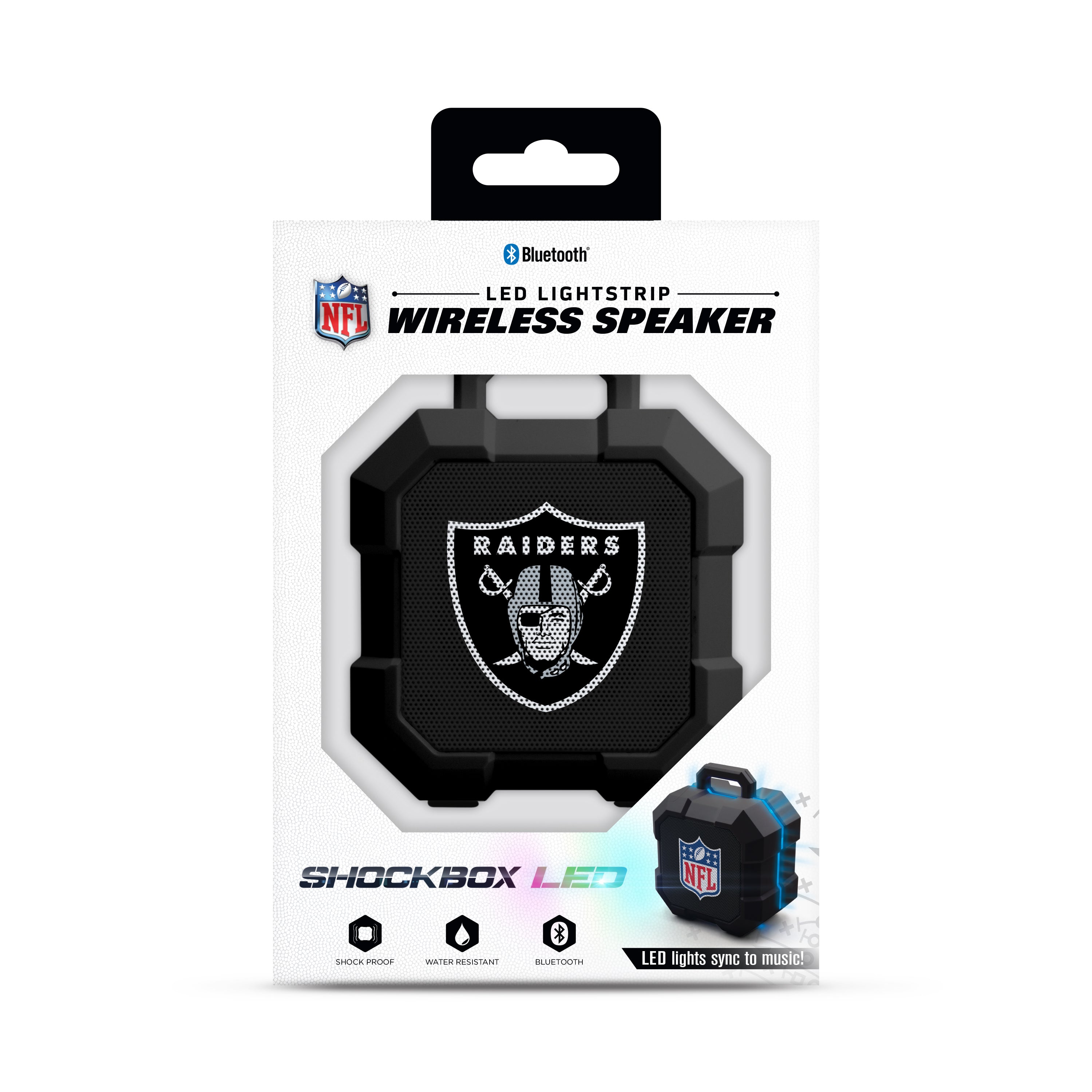 Oakland Raiders  NFL Shockbox Bluetooth Speaker