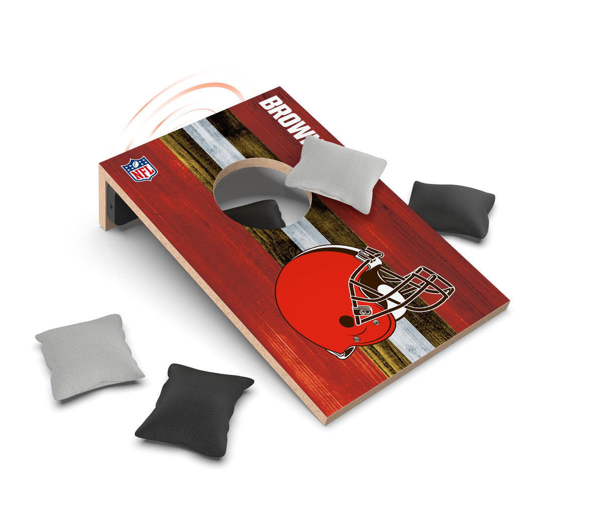 NFL Cornhole Game + Bluetooth Speaker