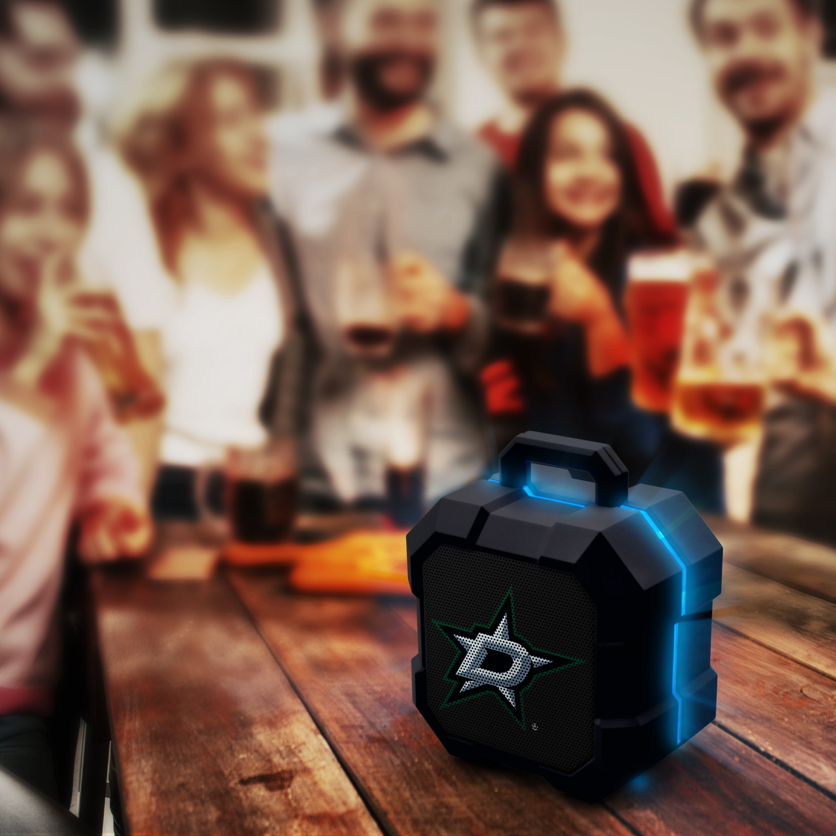 Dallas Stars NHL ShockBox LED Bluetooth Speaker