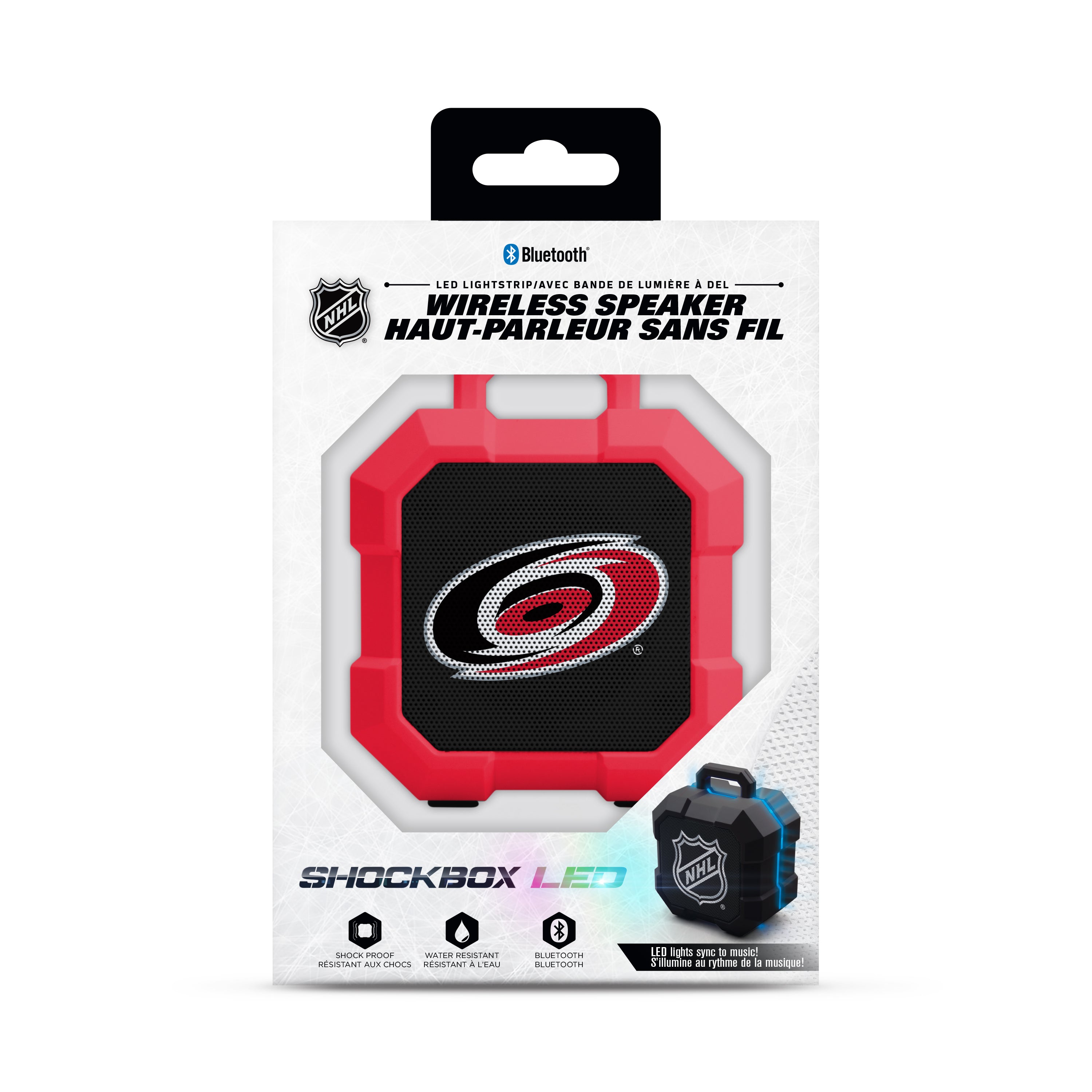 Carolina Hurricanes NHL ShockBox LED Bluetooth Speaker