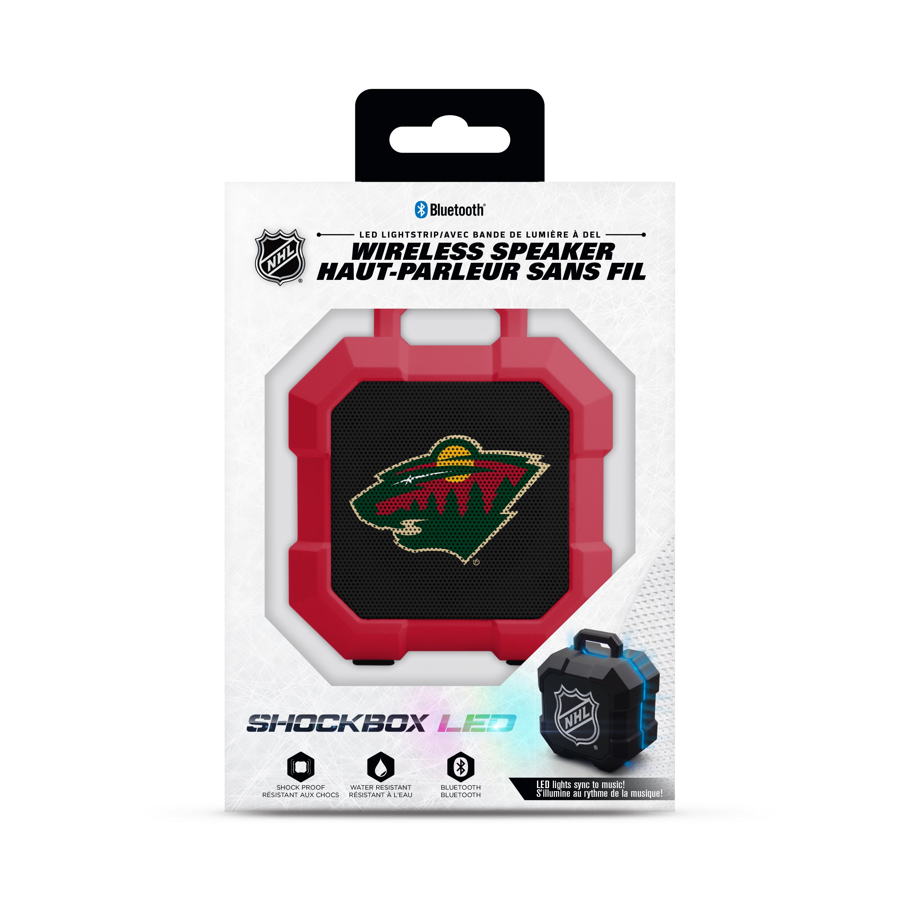 Minnesota Wild NHL ShockBox LED Bluetooth Speaker