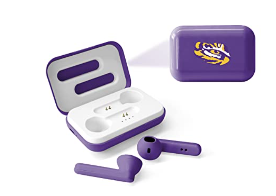 True Wireless Earbuds LSU Tigers