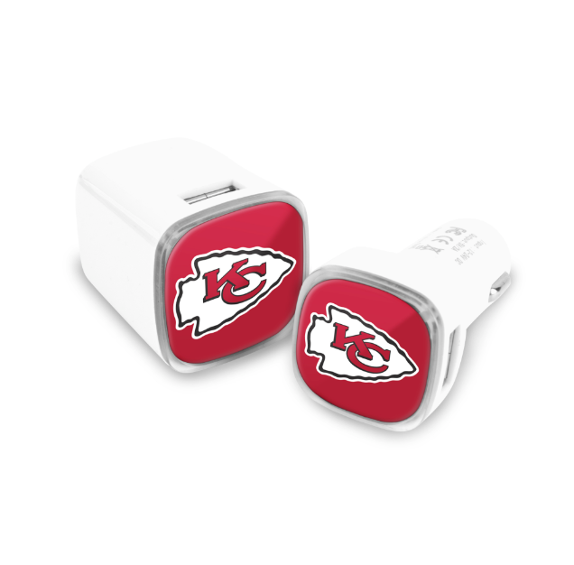 NFL 2 Pack Car + Wall Chargers