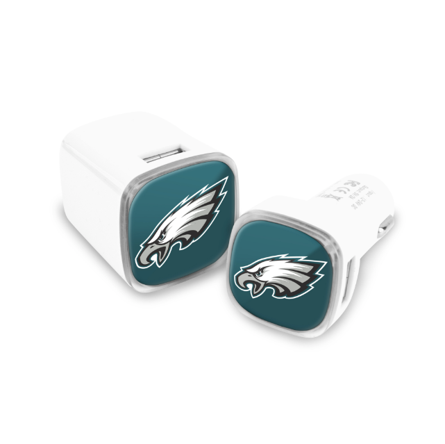 NFL 2 Pack Car + Wall Chargers