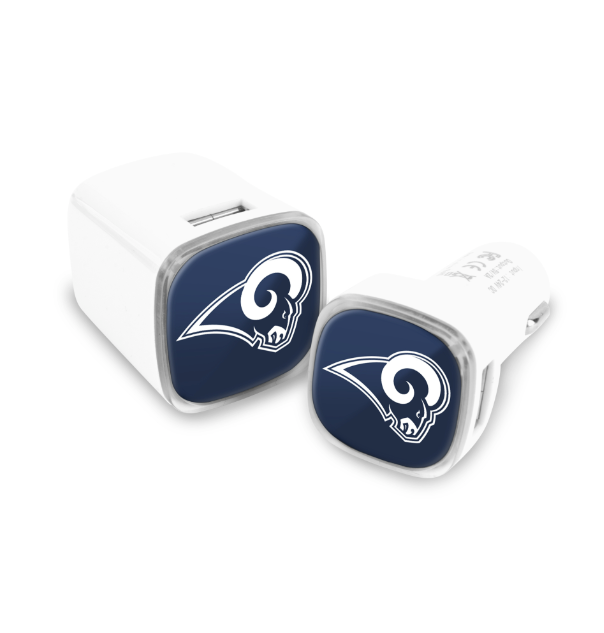 NFL 2 Pack Car + Wall Chargers